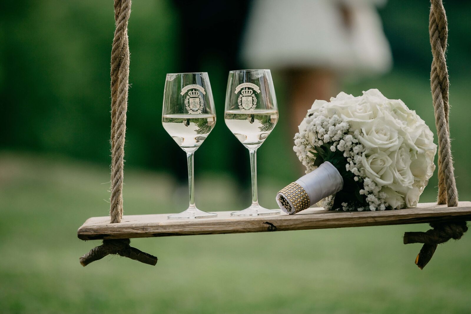 Canon EF 70-200mm F2.8L IS II USM sample photo. Champagne, white wine, wedding photography