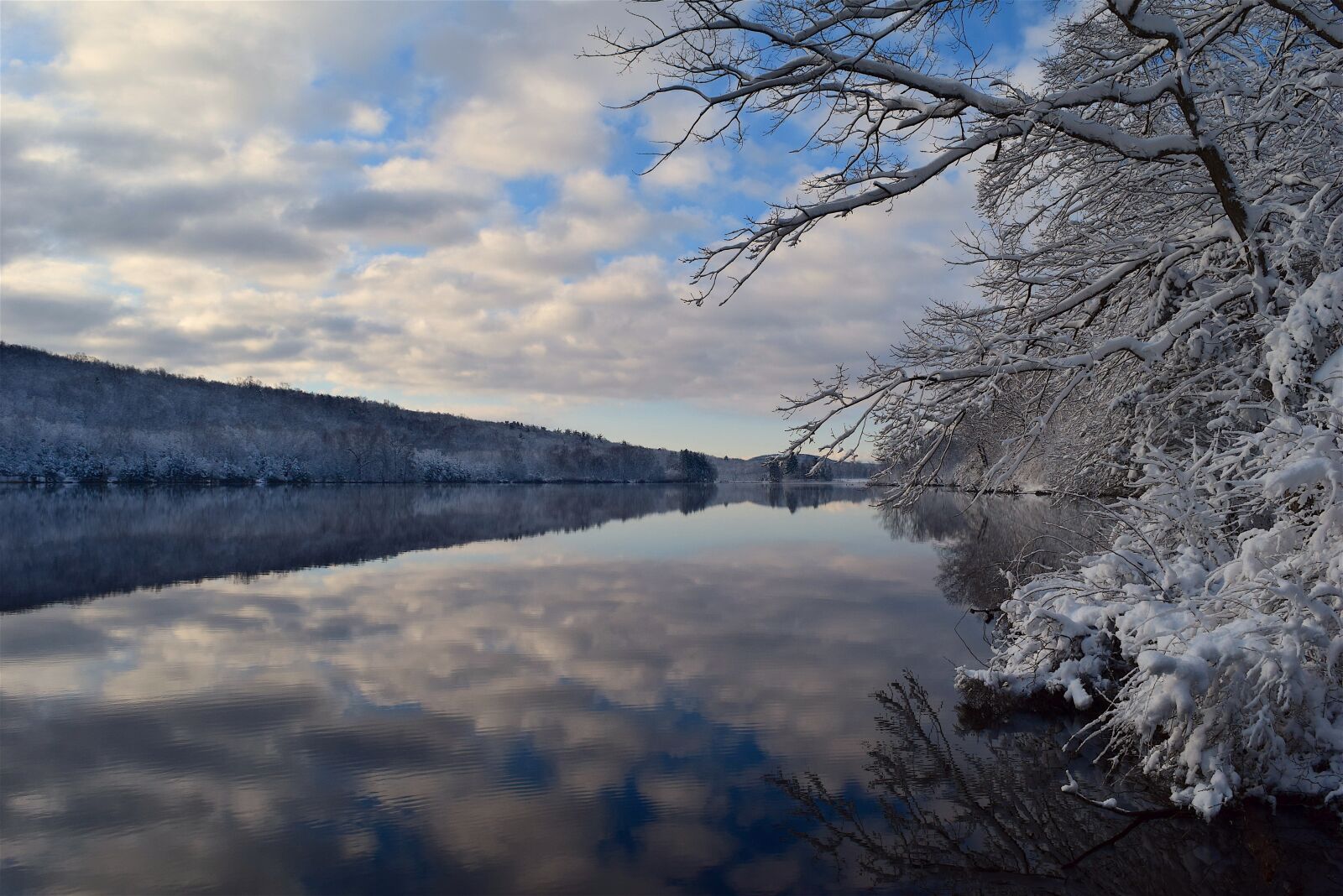 Nikon D3300 sample photo. Lake, snow, water photography