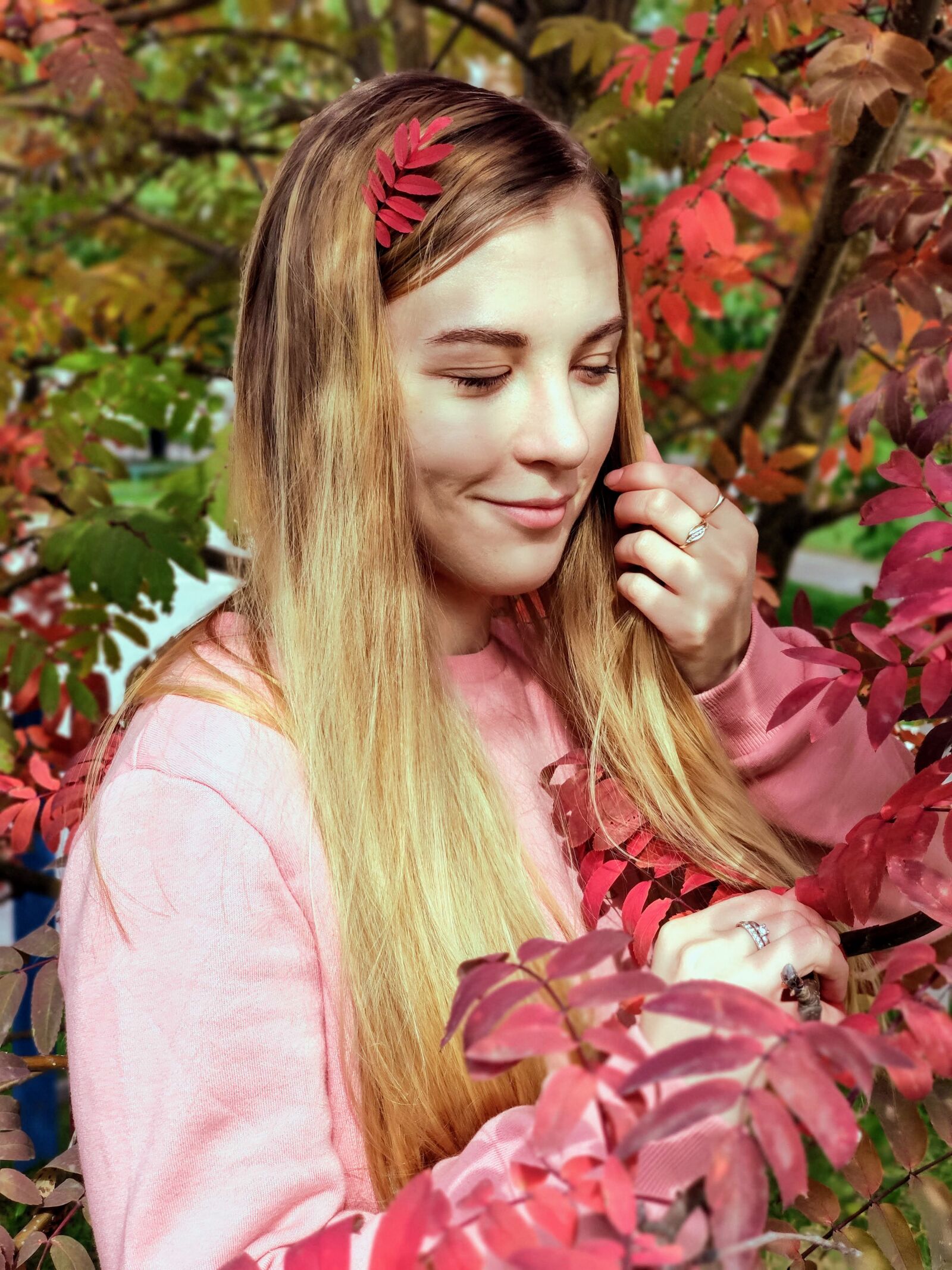 Xiaomi MI 9 sample photo. Girl, autumn, woman photography