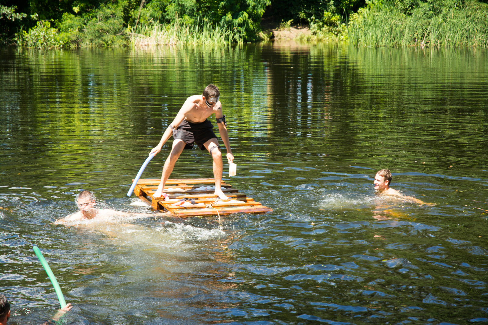 Nikon D7100 sample photo. Camp, dip, forest, pine photography