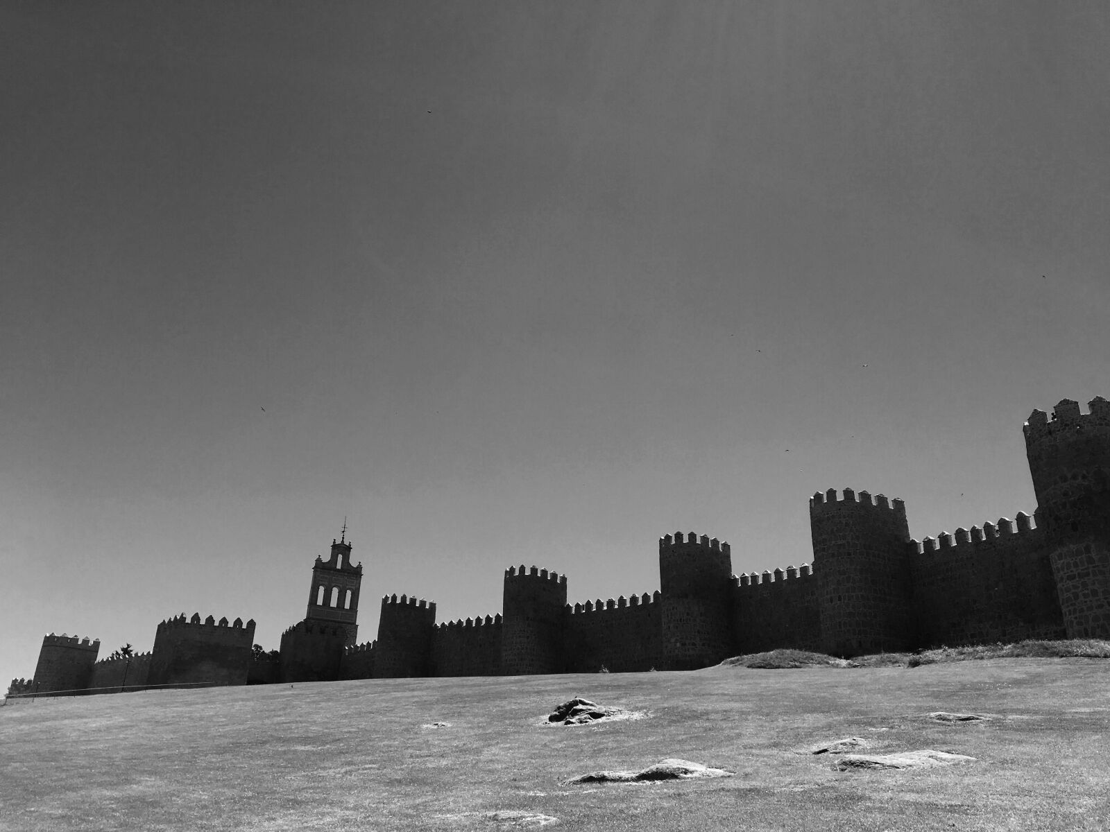iPhone 6s back camera 4.15mm f/2.2 sample photo. Avila, b, w, black photography