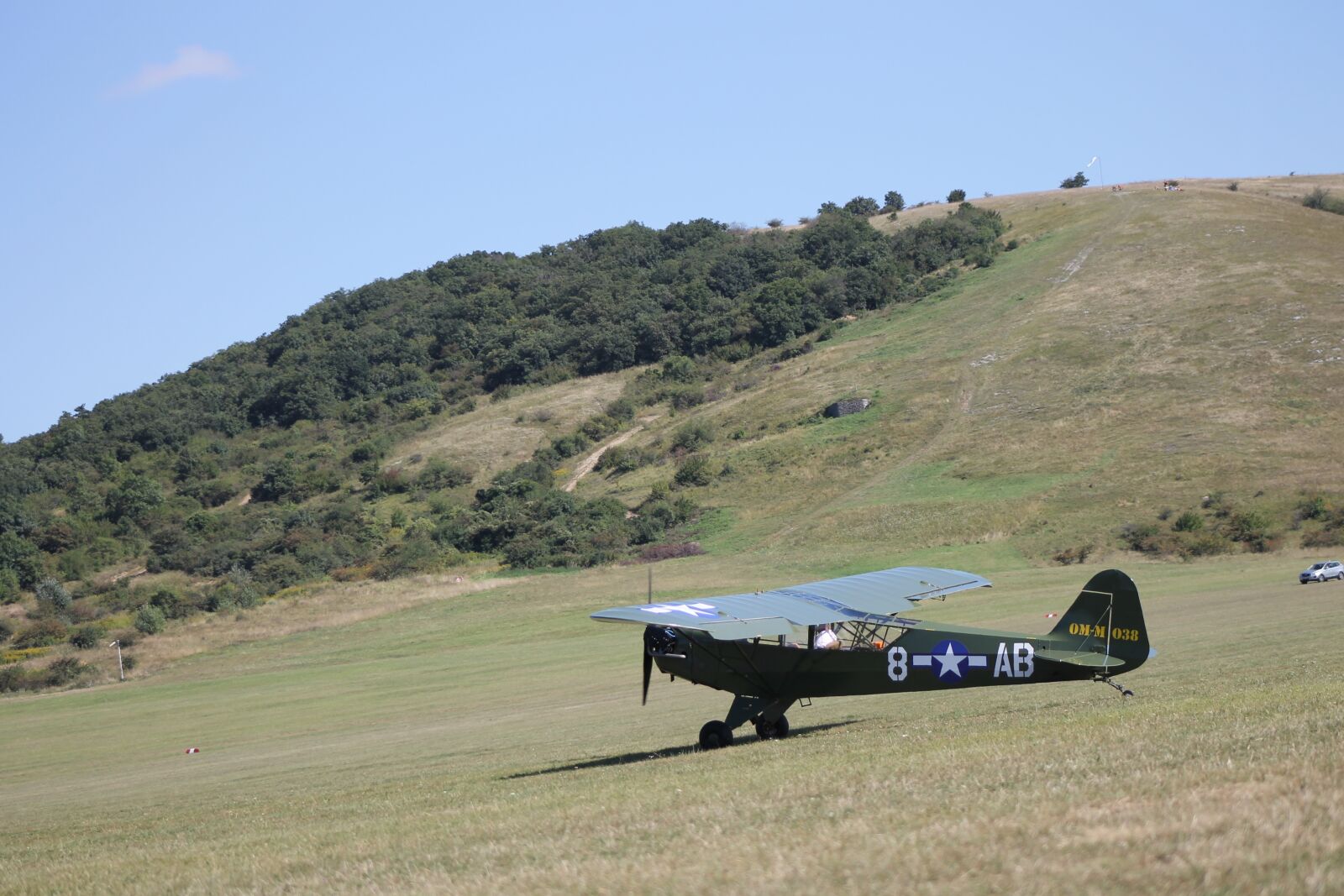 Canon EF 75-300mm f/4-5.6 sample photo. Flugshow, aircraft, propeller plane photography