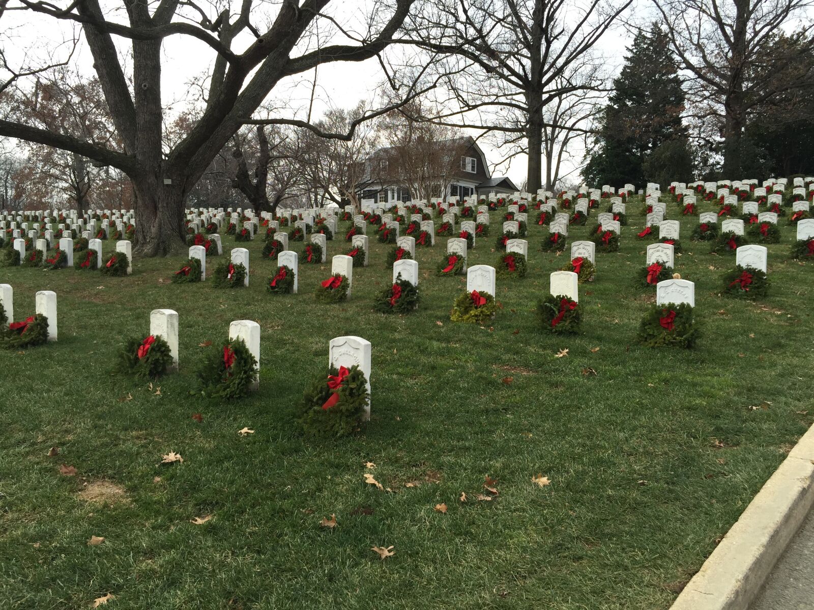 iPhone 6 Plus back camera 4.15mm f/2.2 sample photo. Arlington, cemetery, graves with photography