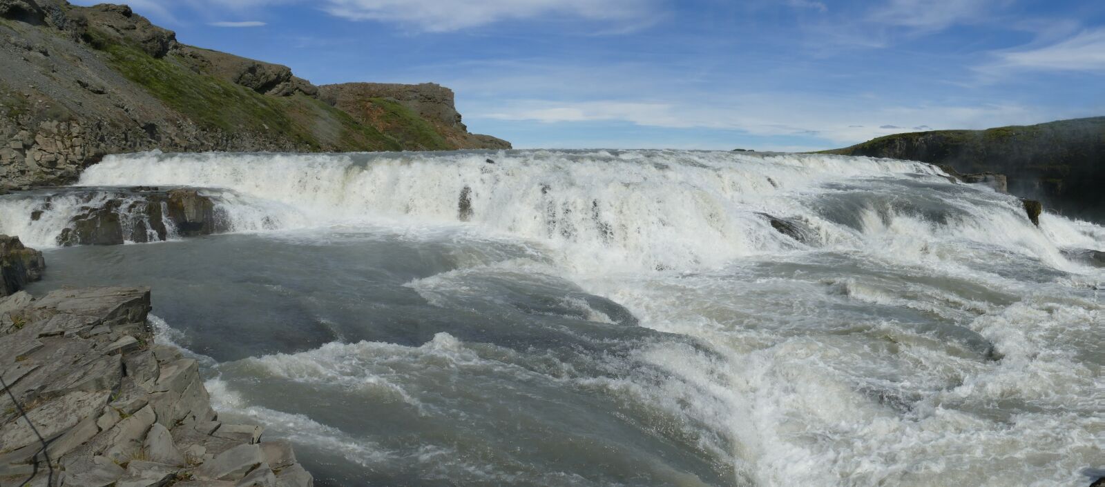 Panasonic Lumix DMC-FZ1000 sample photo. Iceland, gullfoss, waterfall photography