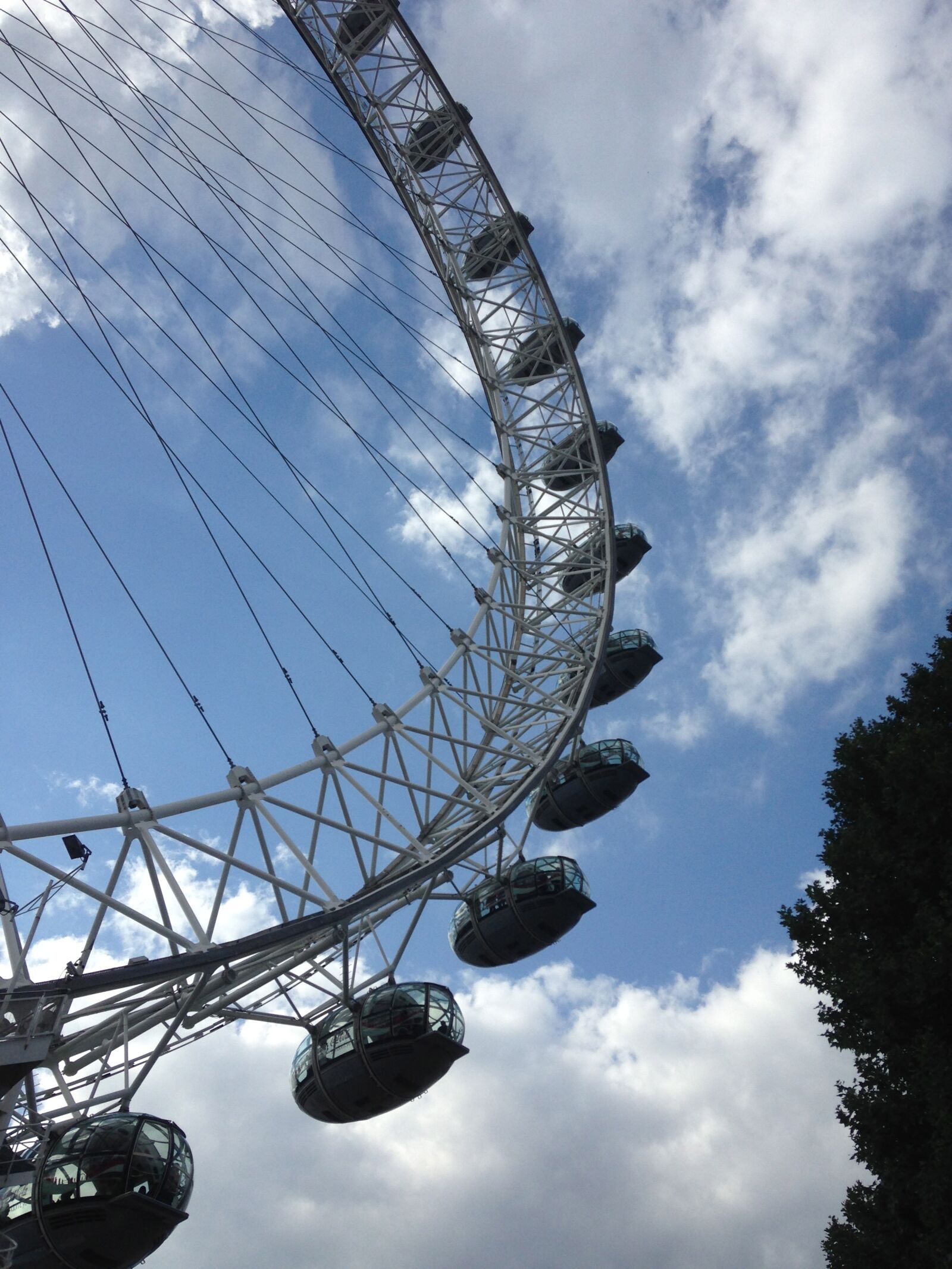 Apple iPhone 5 sample photo. London eye, london, british photography