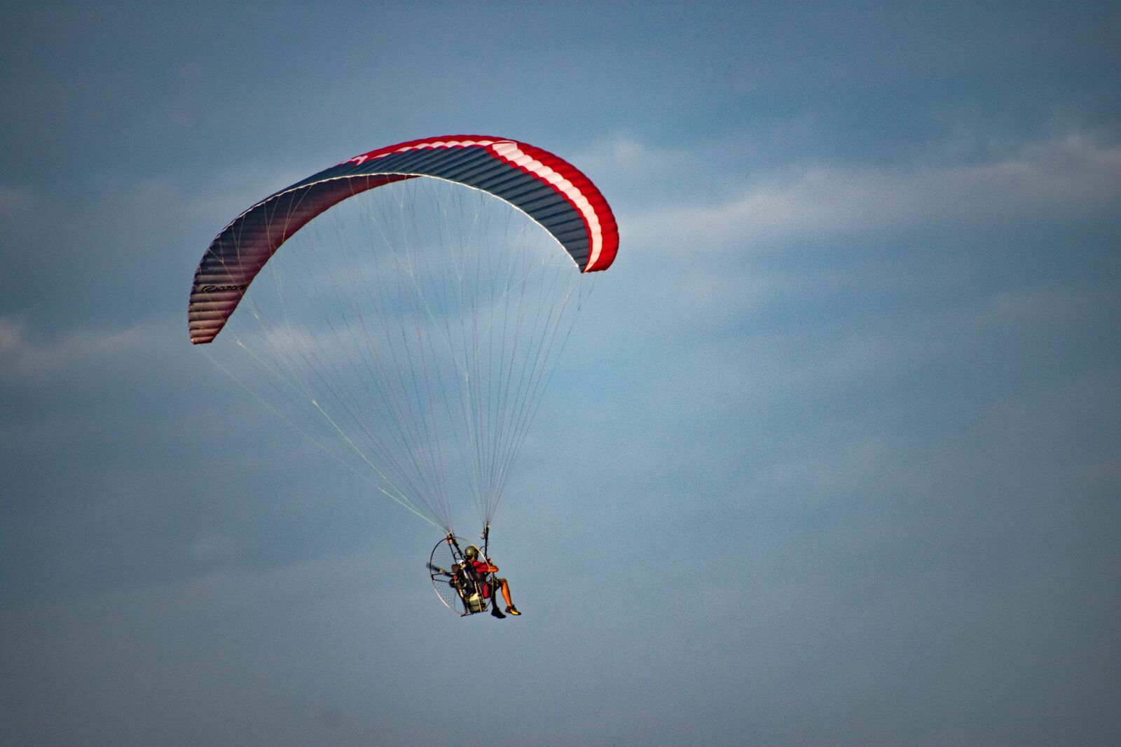 Nikon D3400 sample photo. Paramotor, flight, paragliding photography