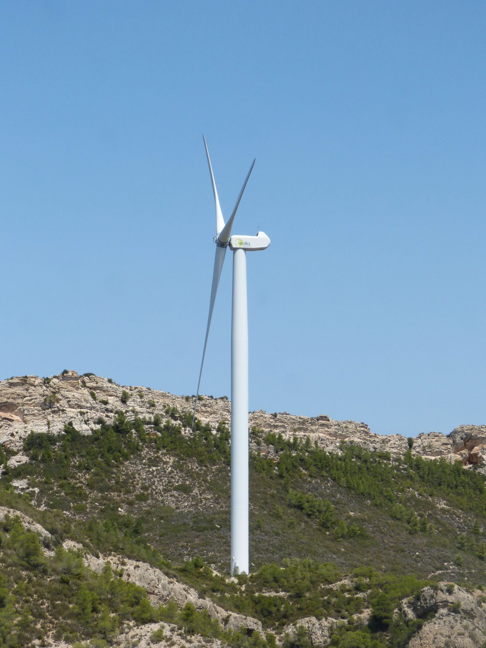 Panasonic DMC-FZ62 sample photo. Wind turbine, mill, top photography