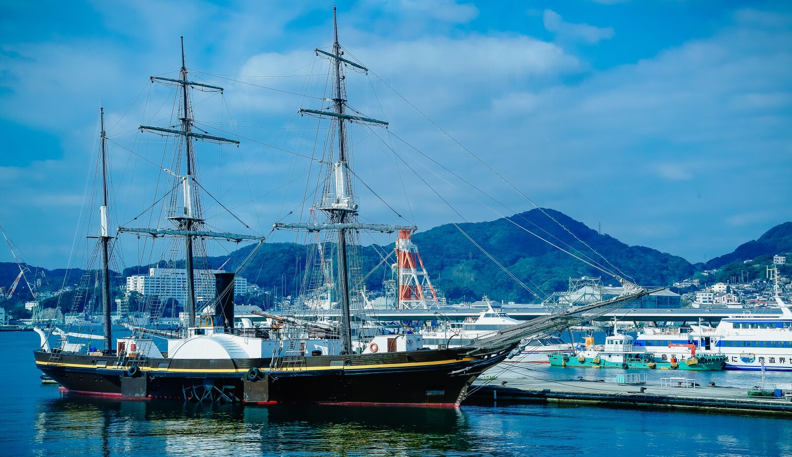 Canon EF 24-105mm F4L IS USM sample photo. Nagasaki, the port city photography