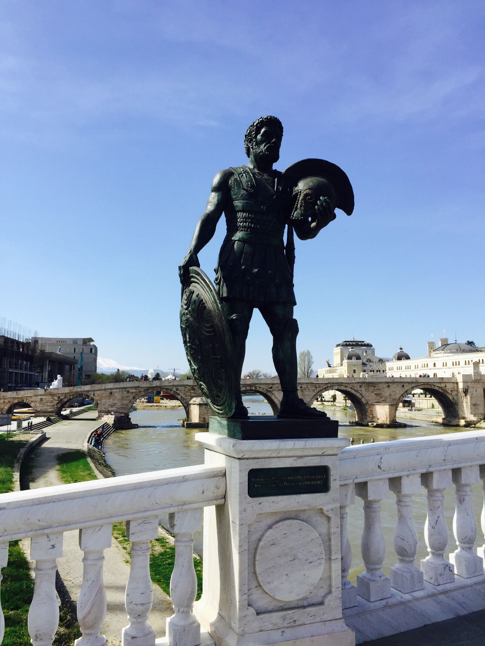 Apple iPhone 6 sample photo. Statue, skopje, alexander the photography
