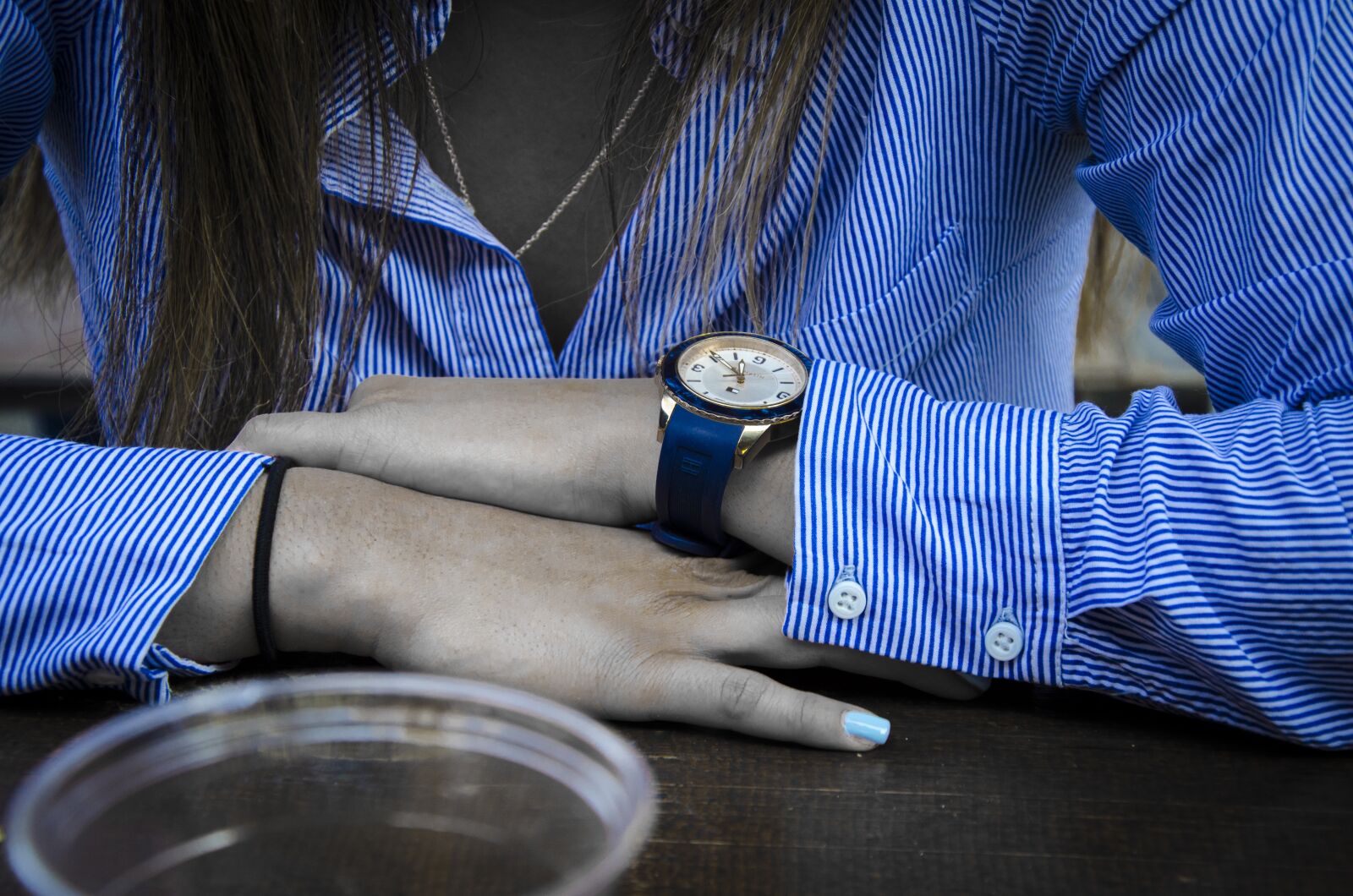 Nikon D7000 sample photo. Clock, watch, blue photography