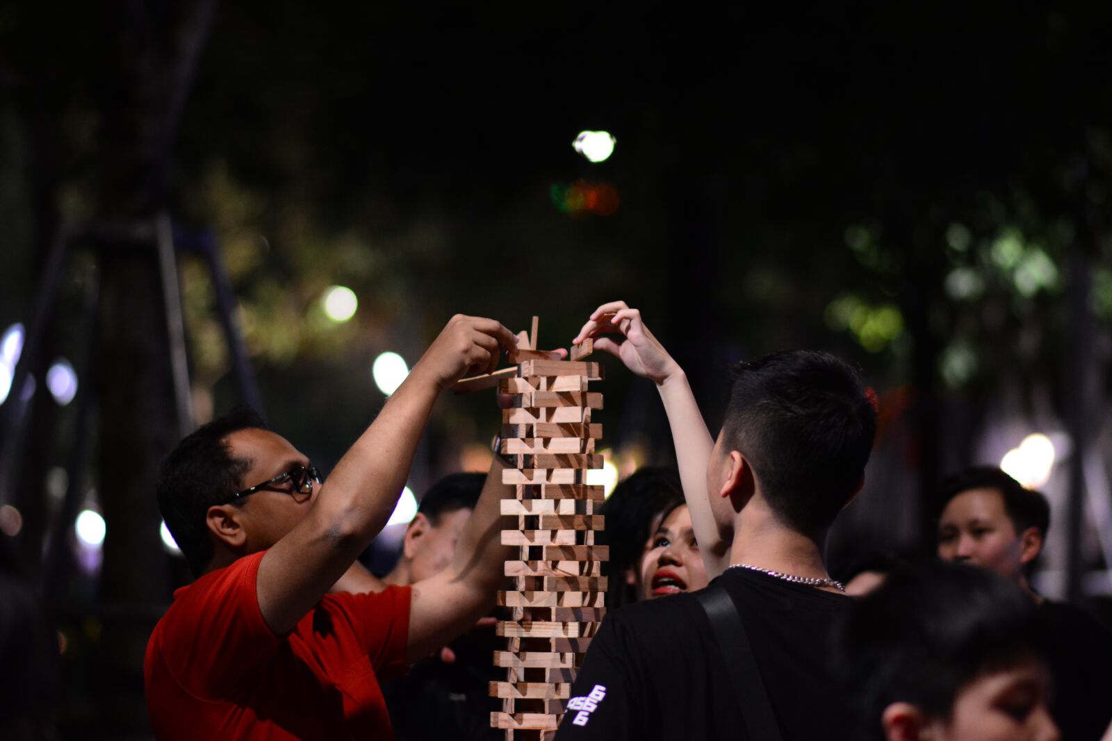 Nikon D7100 sample photo. Set wood, game, people photography