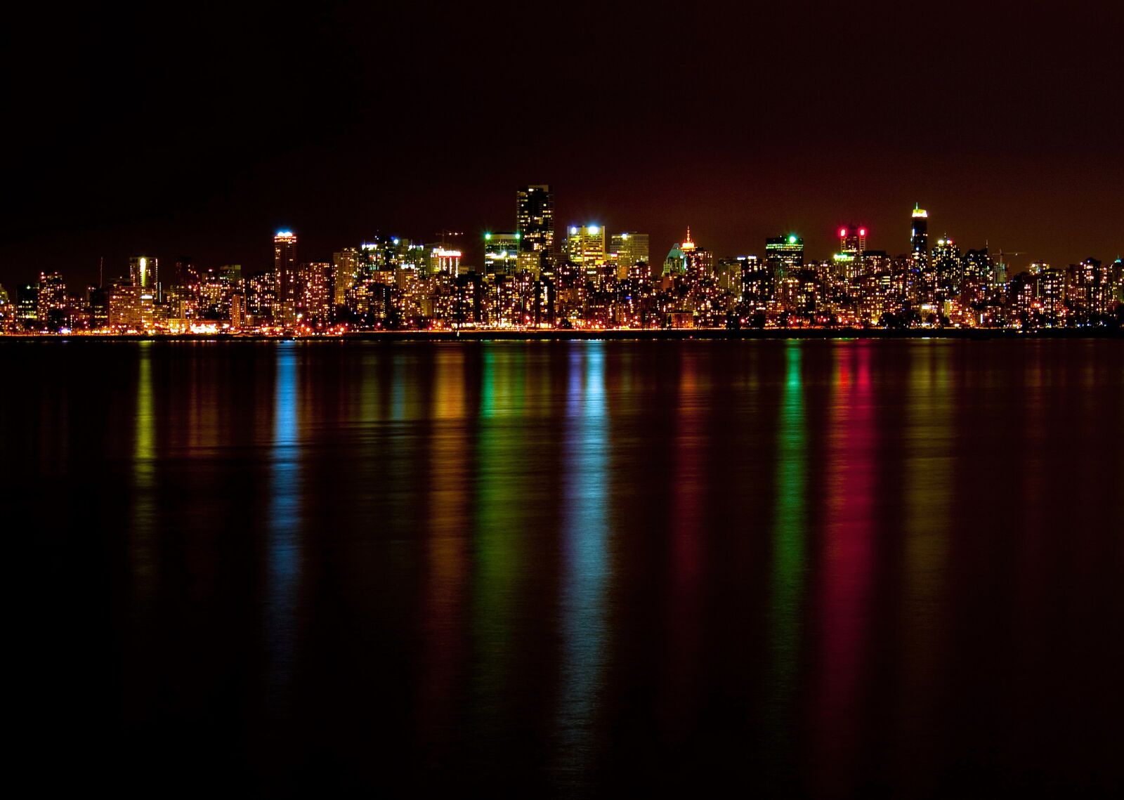 Canon EOS 1000D (EOS Digital Rebel XS / EOS Kiss F) sample photo. City, vancouver, lights photography