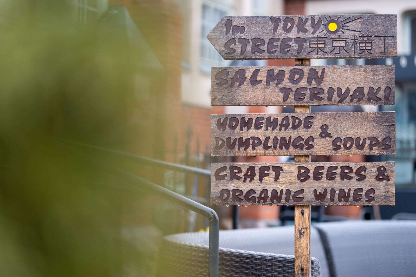 Sigma 56mm F1.4 DC DN | C sample photo. Wet sign photography