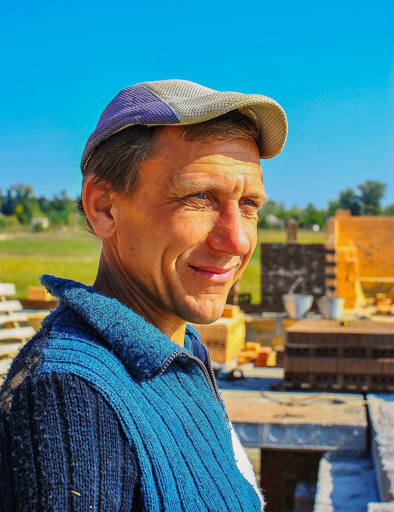 Nikon D3000 sample photo. Builder, worker, man photography