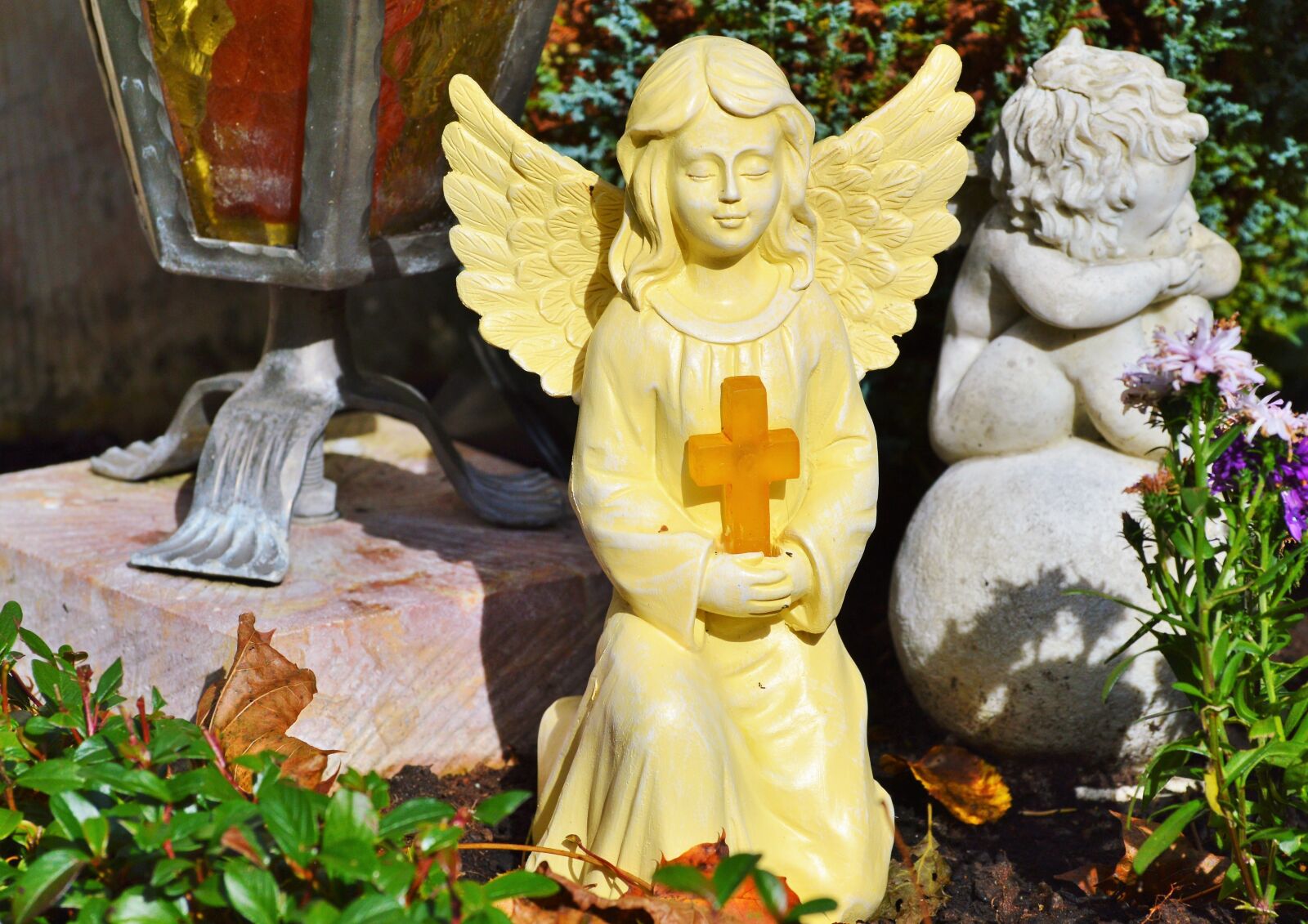 Nikon D3200 sample photo. Angel, sculpture, statue photography