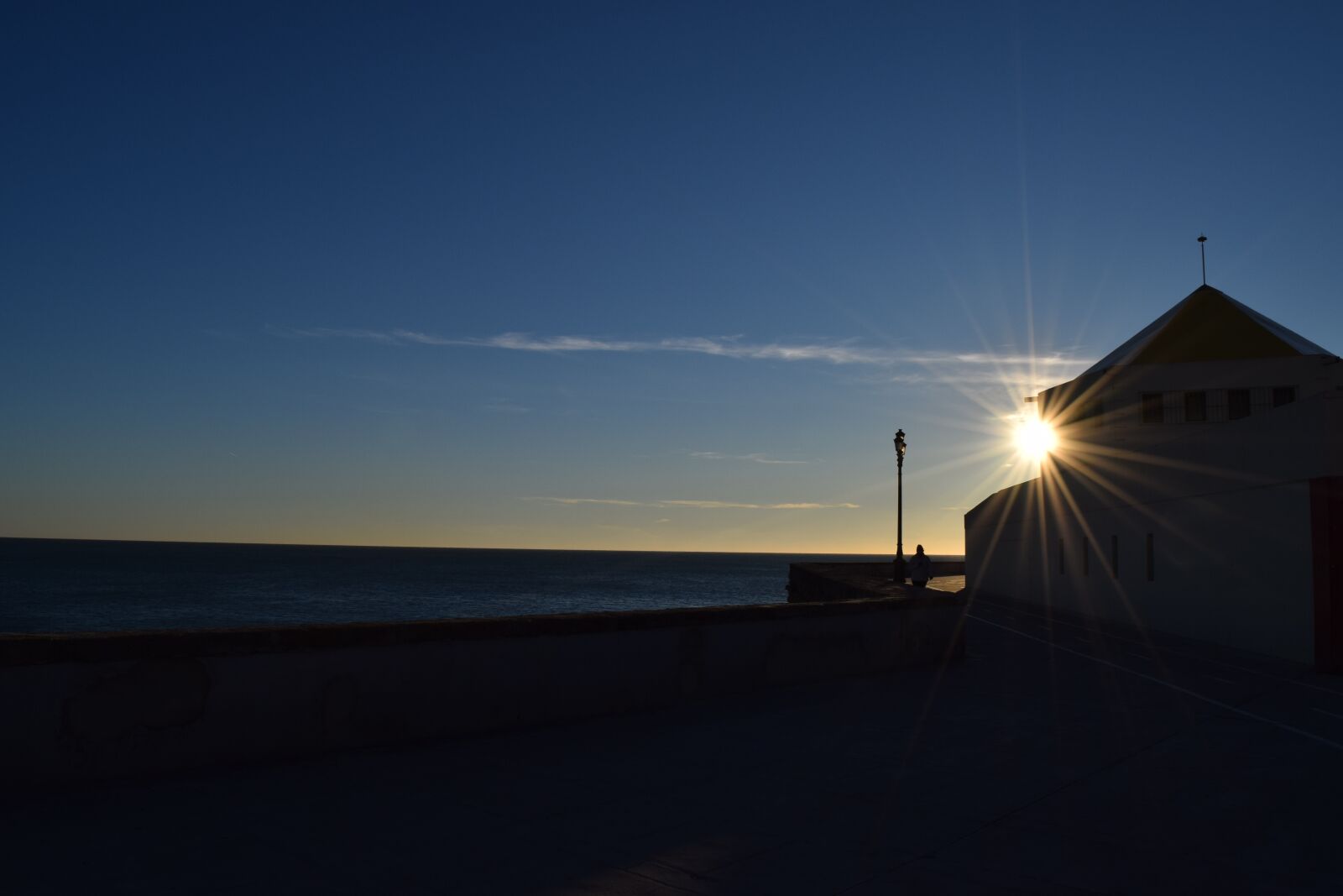 Nikon D3300 sample photo. Sea, sunset, cadiz photography