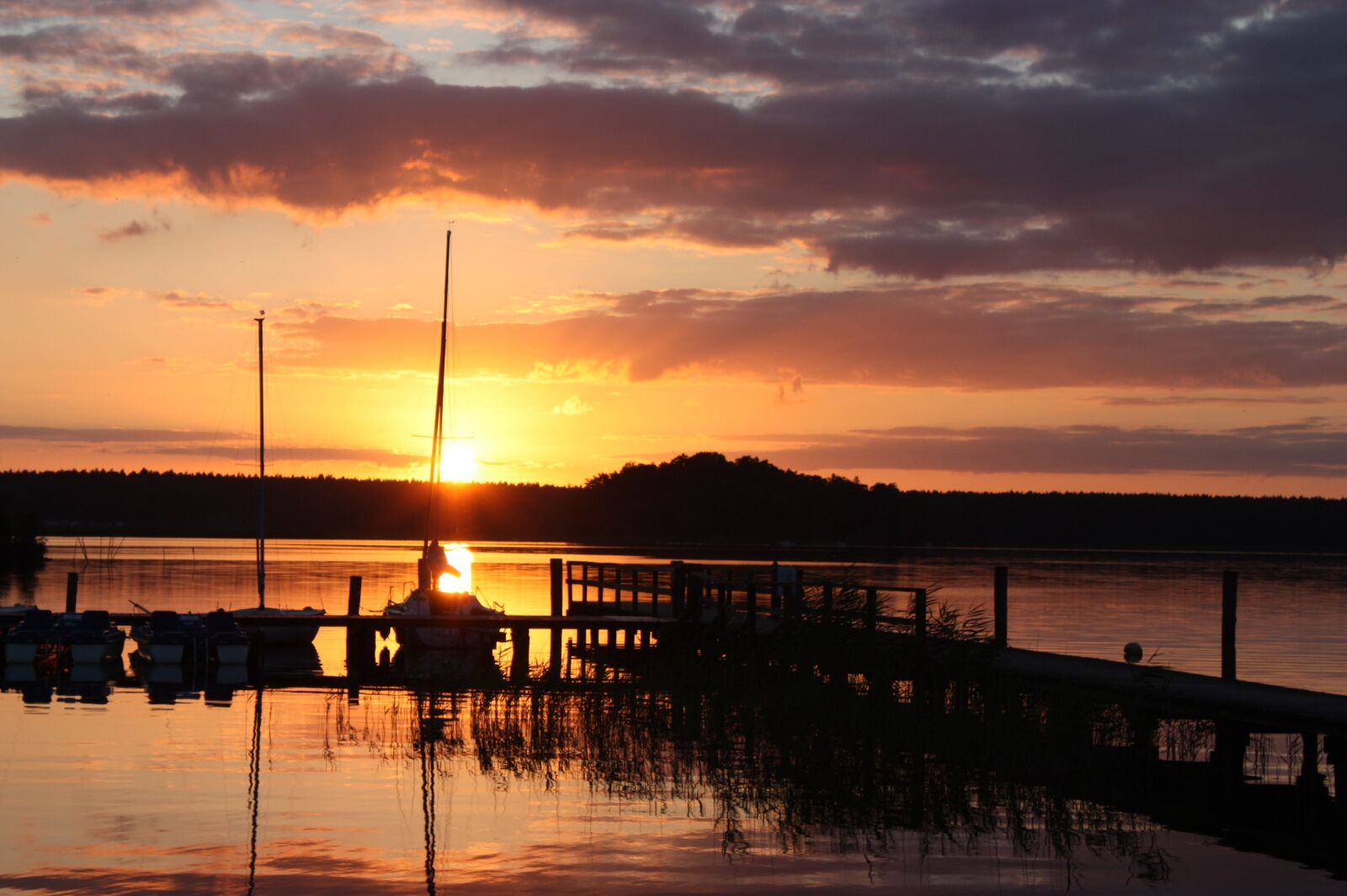 Canon EOS 450D (EOS Rebel XSi / EOS Kiss X2) sample photo. Lakeside, abendstimmung, germany photography
