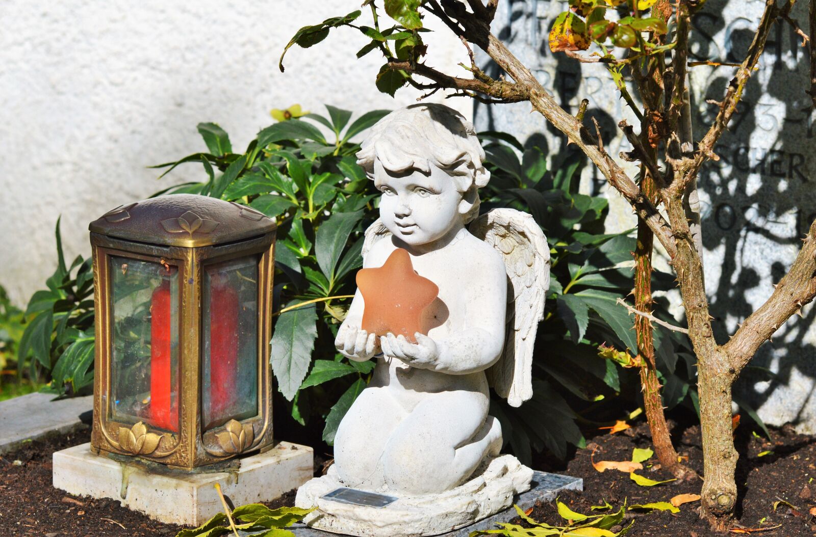 Nikon D3200 sample photo. Angel, sculpture, statue photography
