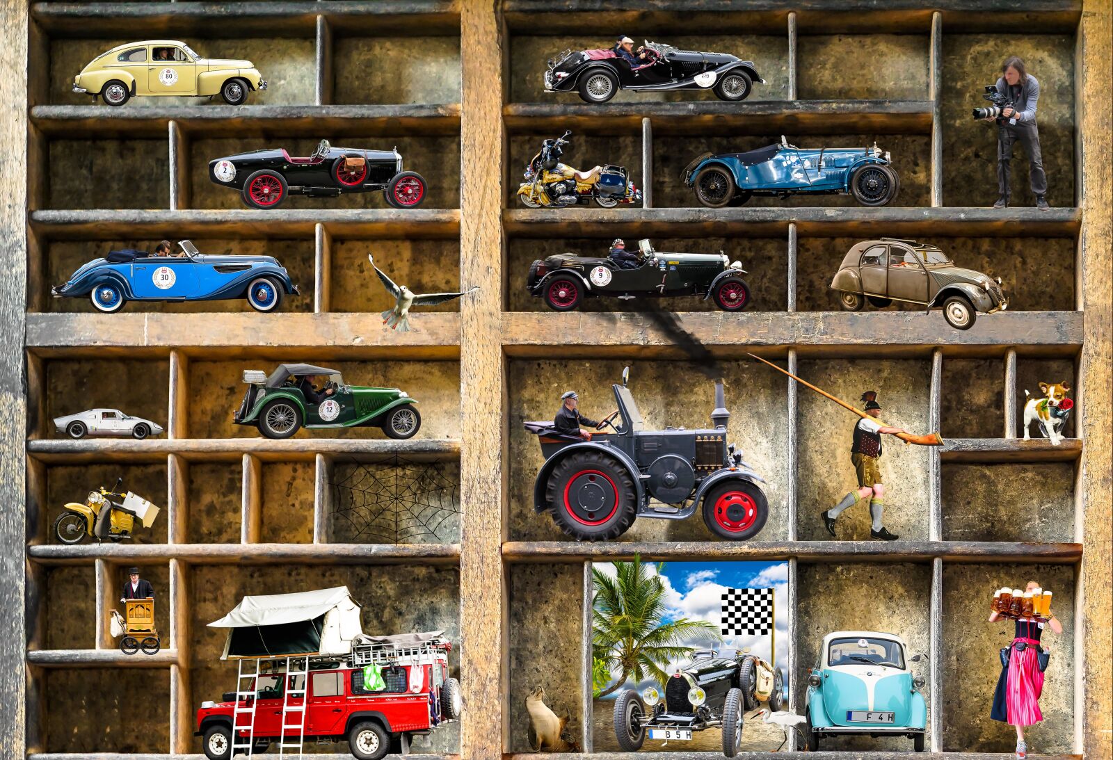 Sony a6000 + Sony E 35mm F1.8 OSS sample photo. Oldtimer, collection, model car photography