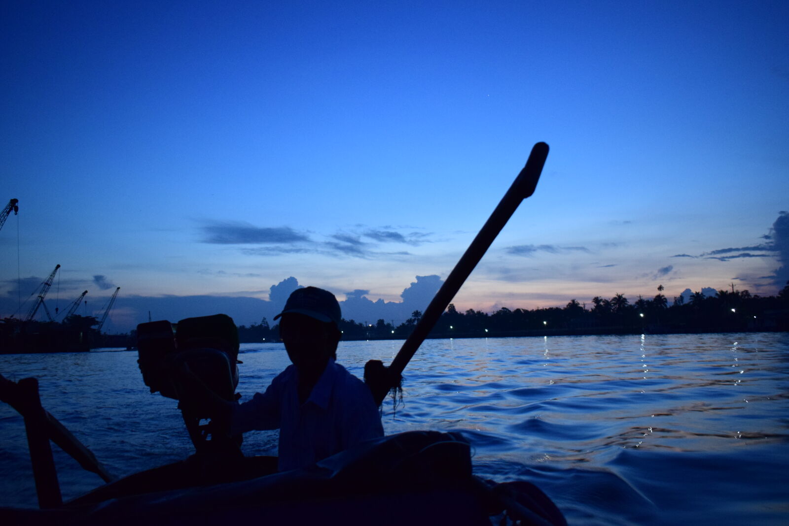 Nikon AF-P DX Nikkor 18-55mm F3.5-5.6G sample photo. Boat, mekong, morning, travel photography