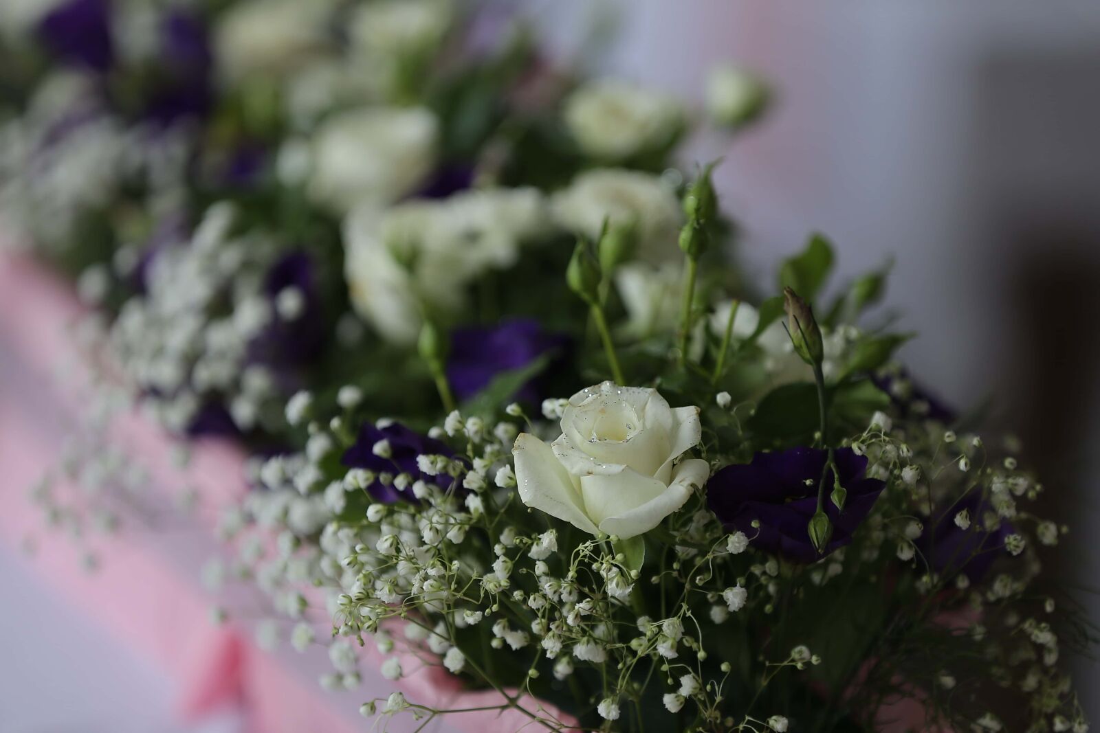 Canon EOS 6D sample photo. White flower, bouquet, close-up photography