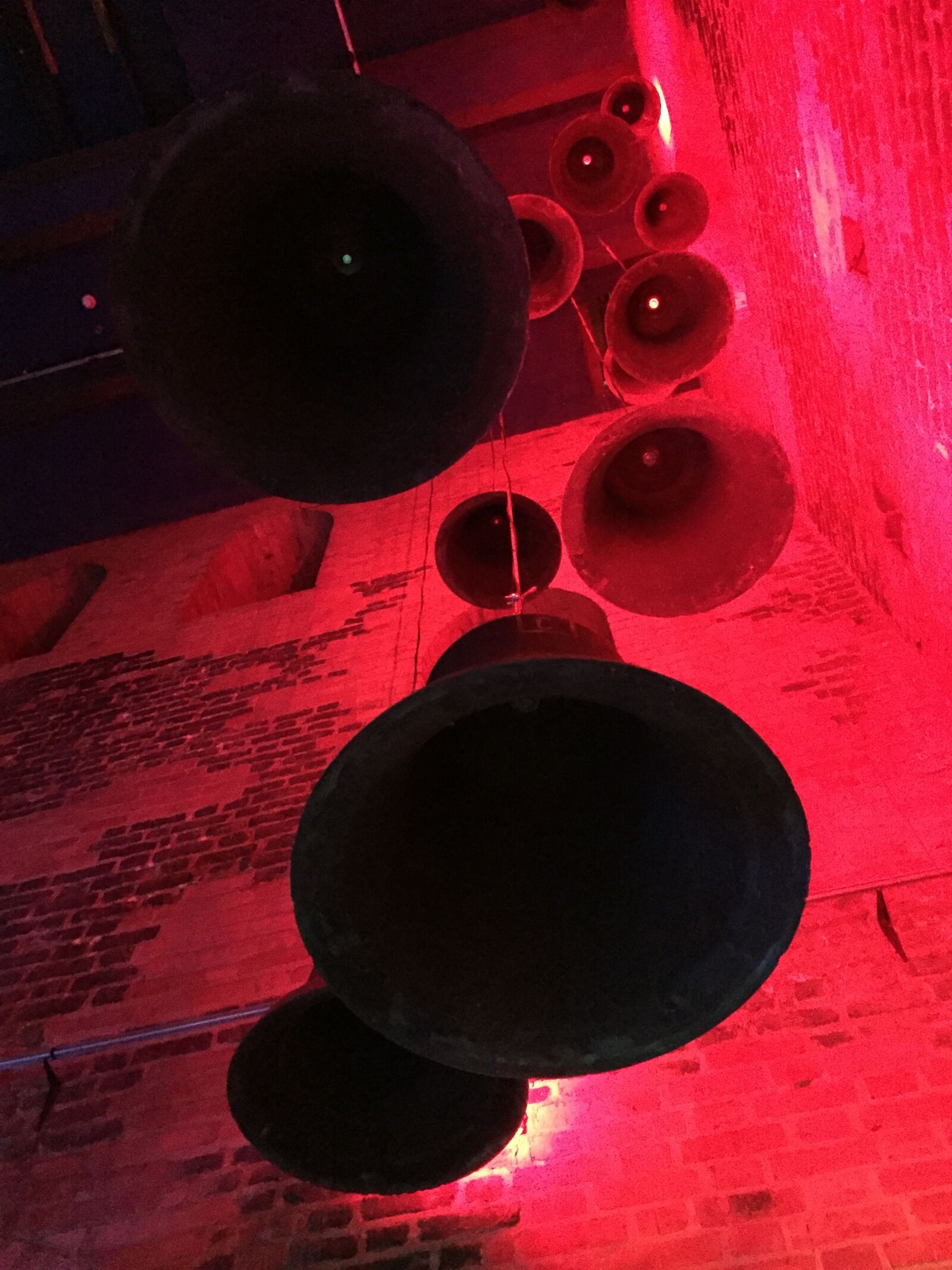 iPhone 6 back camera 4.15mm f/2.2 sample photo. Bells, church, tower, red photography