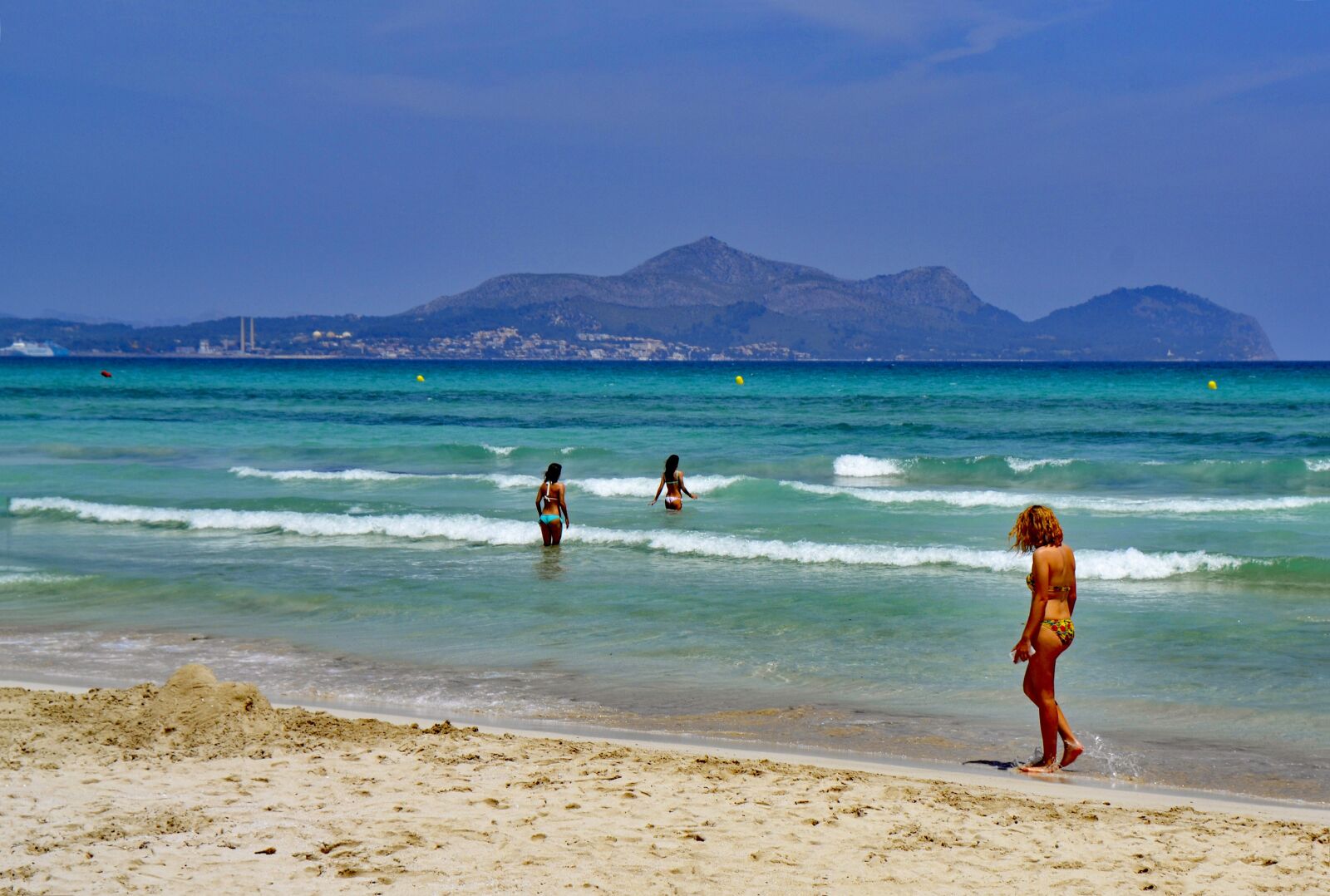 Nikon D3100 sample photo. Playa de muro, mallorca photography