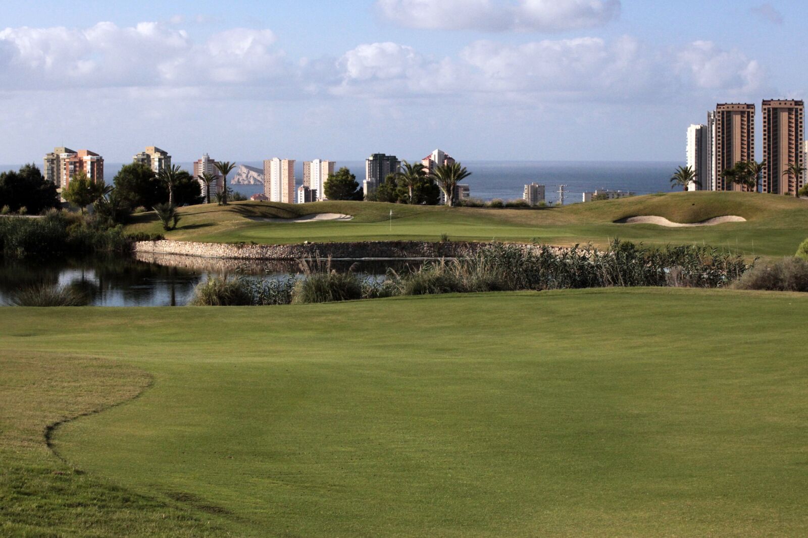 Canon EOS 5D Mark II sample photo. Golf, spain, happy swing photography