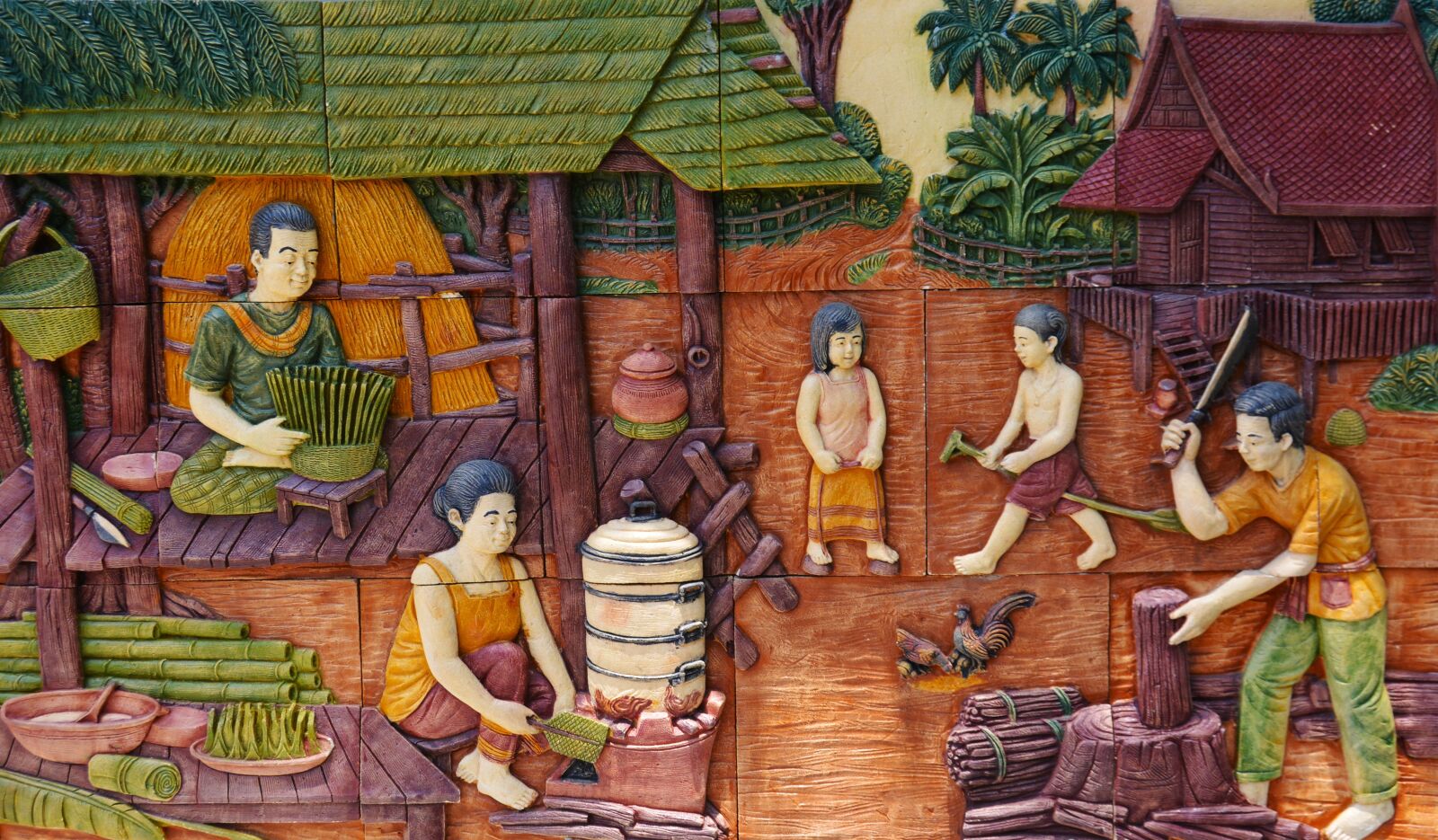 Nikon D5200 sample photo. Thailand, village, scene photography