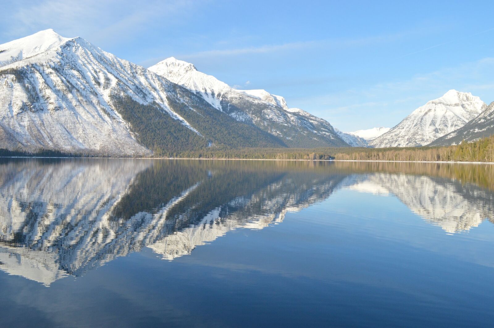 Nikon D3200 sample photo. Lake mcdonald, landscape, reflection photography