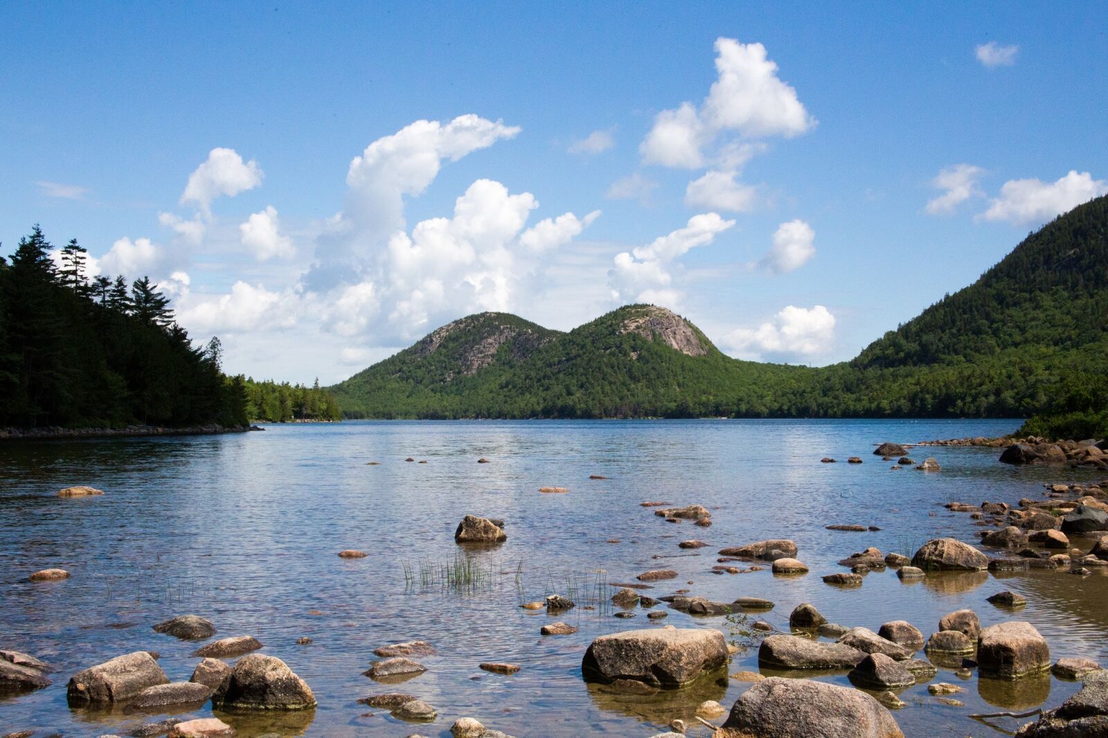 Canon EF 28-135mm F3.5-5.6 IS USM sample photo. Jordan pond, landscape, scenic photography