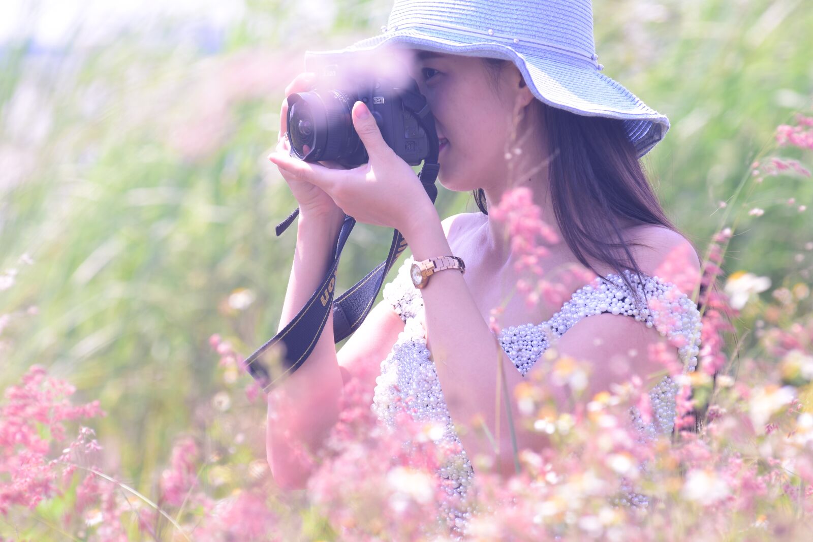 Nikon D7200 sample photo. Girl beautiful, picnic, fashion photography