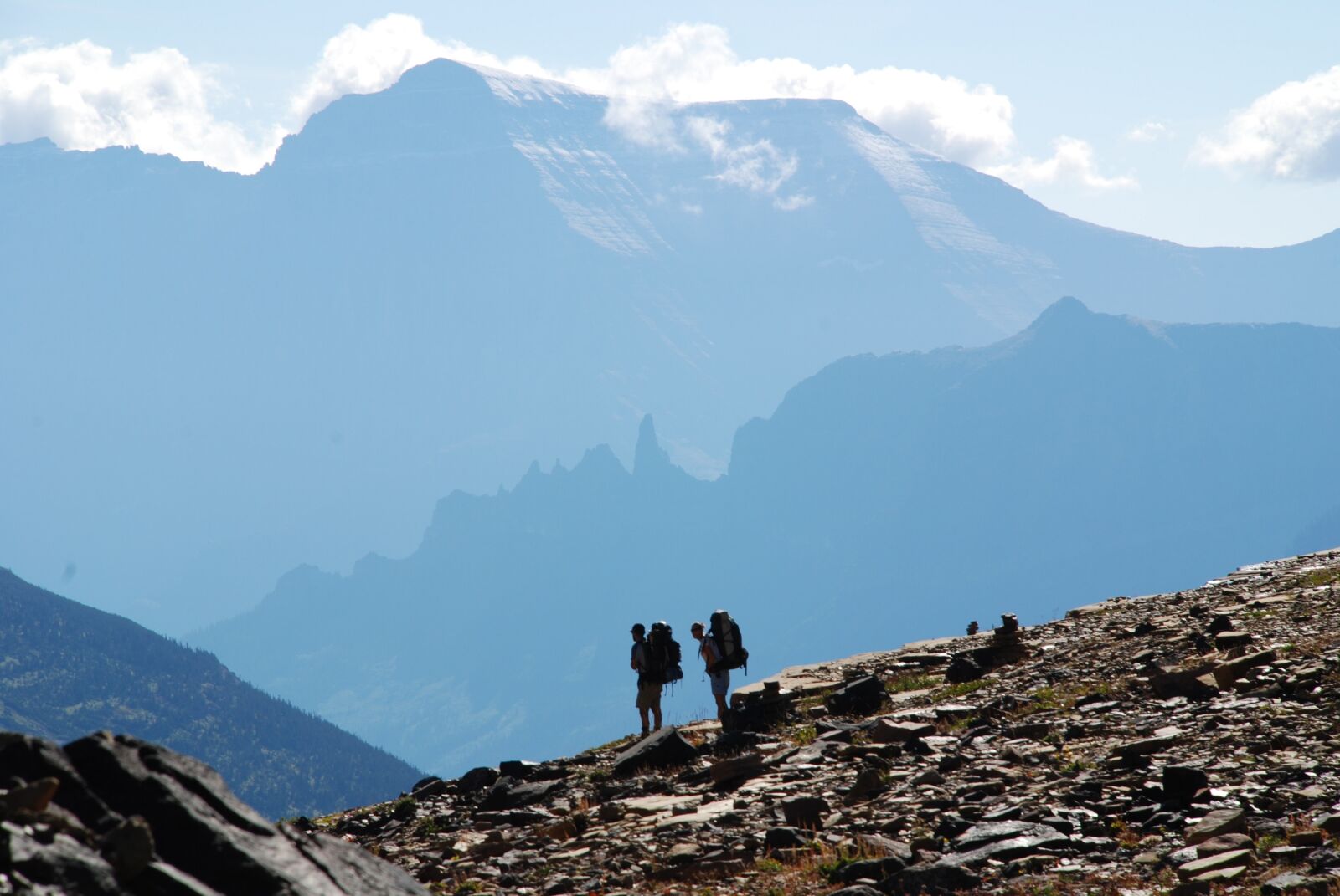 Nikon D80 sample photo. Scenic, mountains, hikers photography