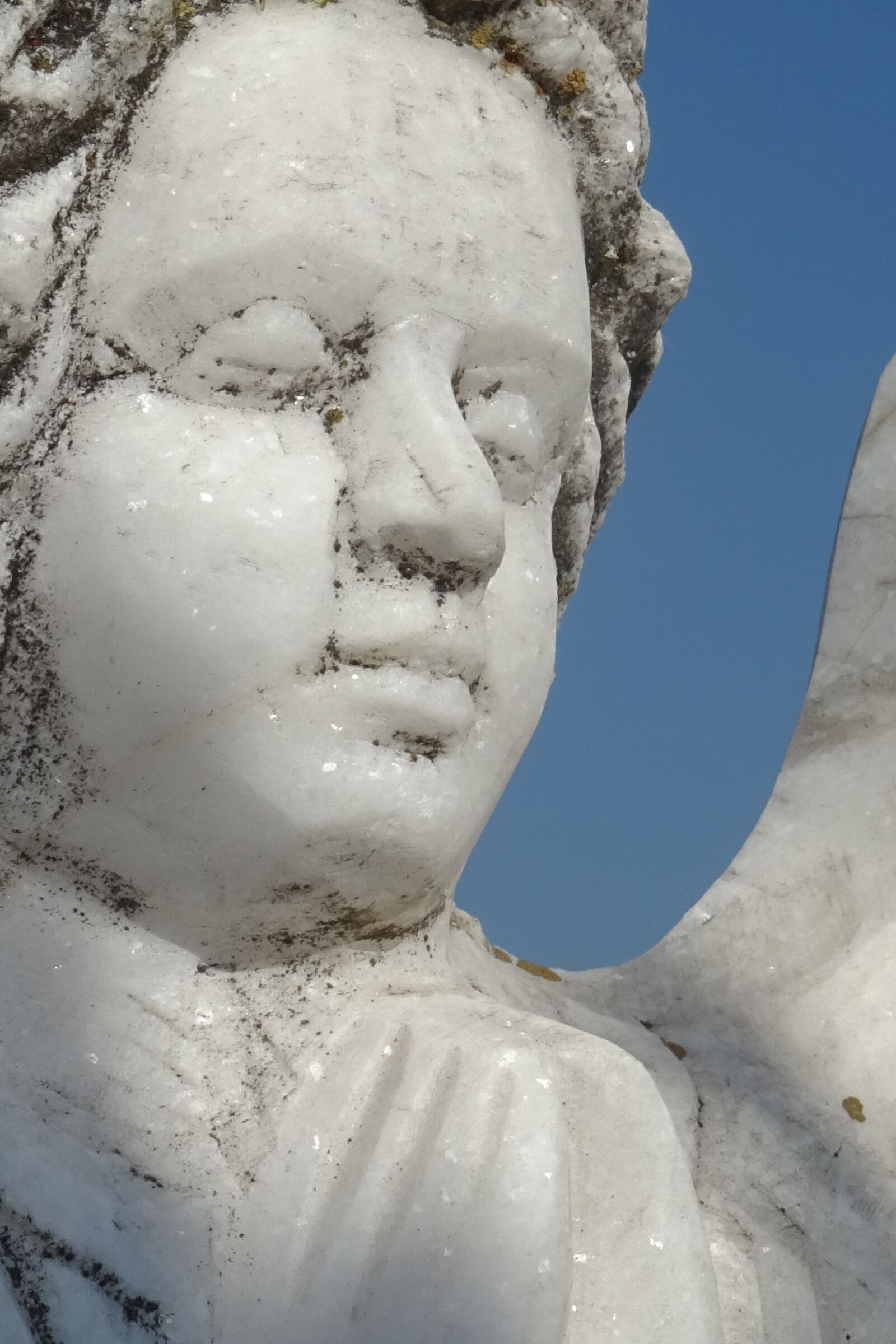 Sony DSC-HX60 sample photo. Face, statue, stone photography