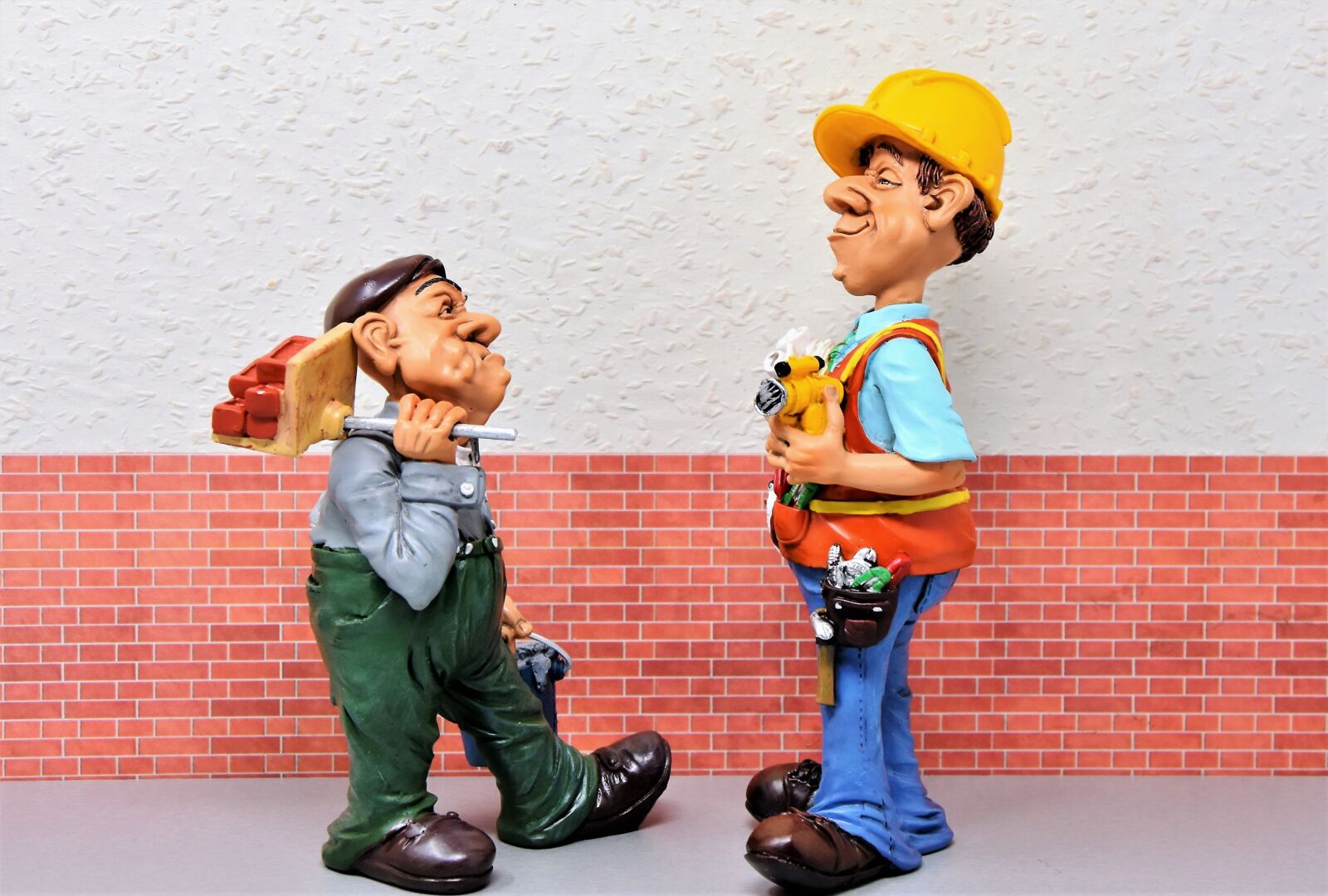 Nikon D7200 sample photo. Construction workers, maurer, polishing photography