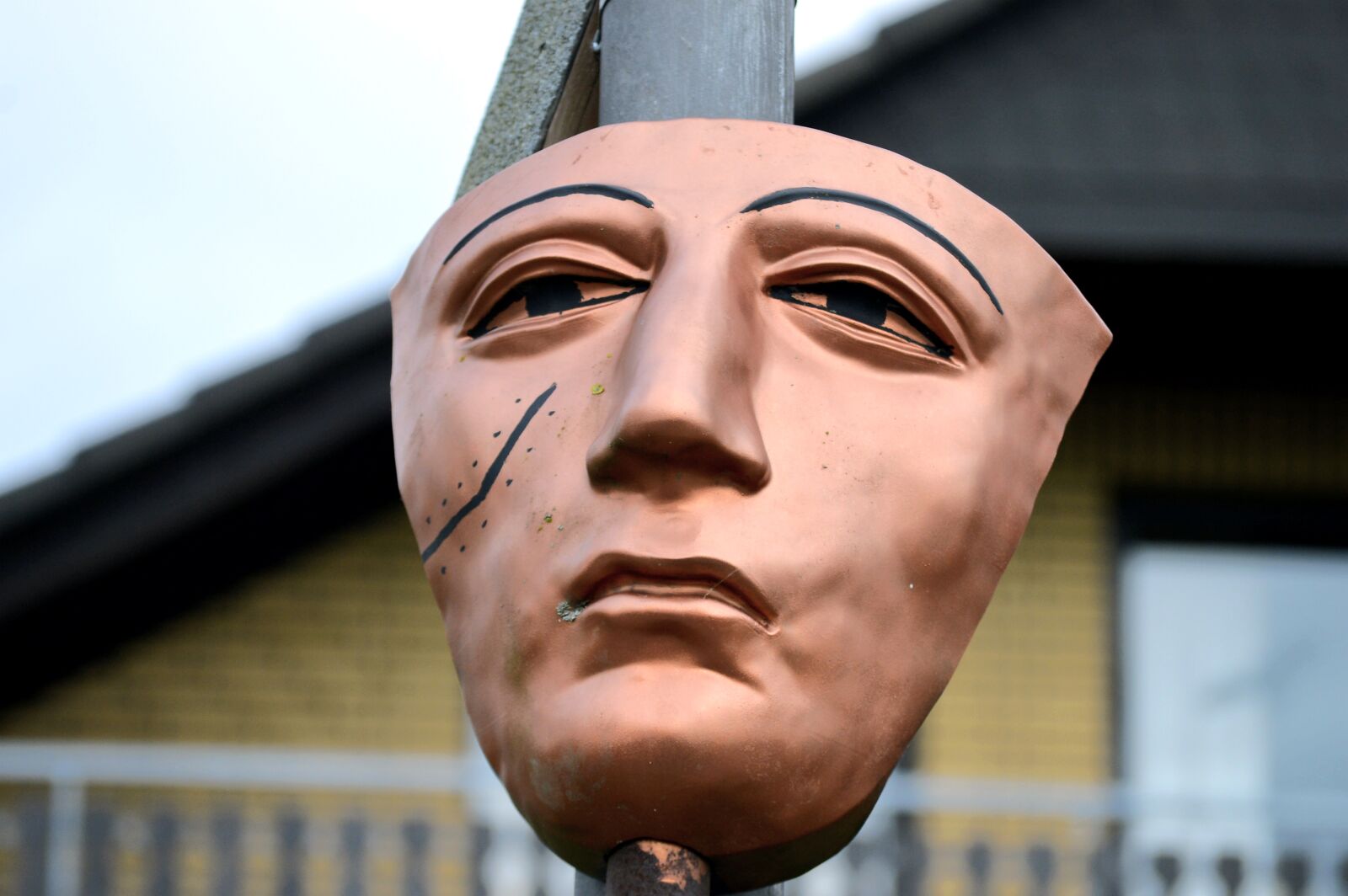 Nikon D3200 sample photo. Face, mask, head photography