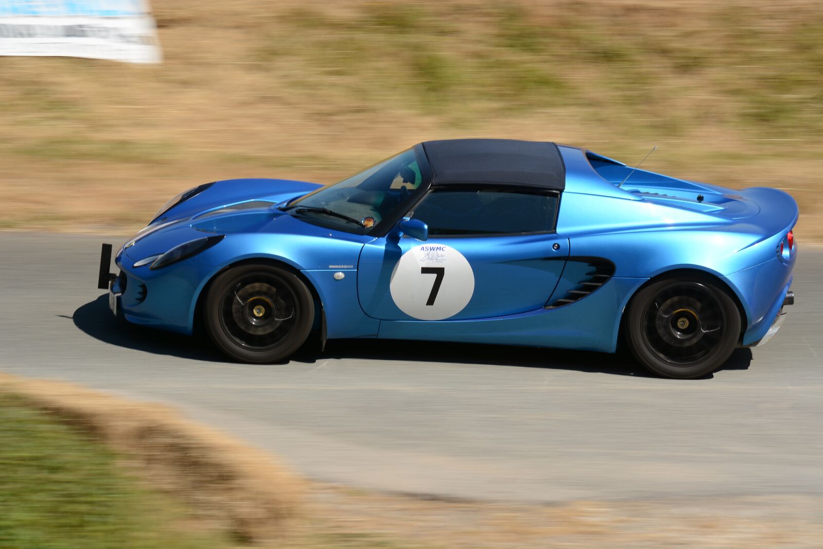 Nikon D7100 sample photo. Lotus, blue, race car photography