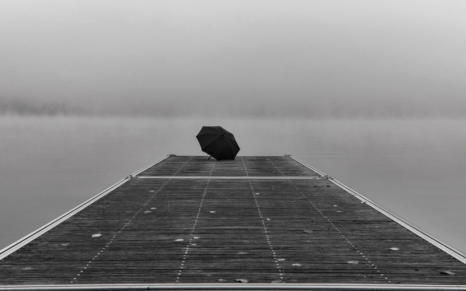 Tamron SP 24-70mm F2.8 Di VC USD sample photo. Lake, fog, pier photography