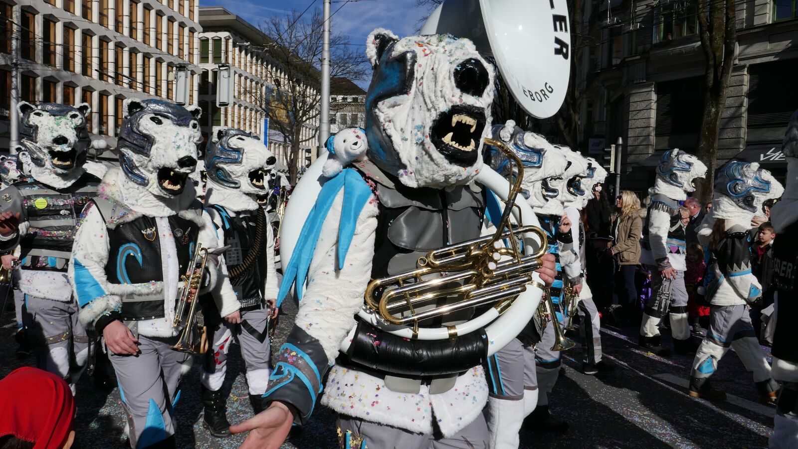 Panasonic DMC-TZ101 sample photo. Carnival, lucerne, mask photography