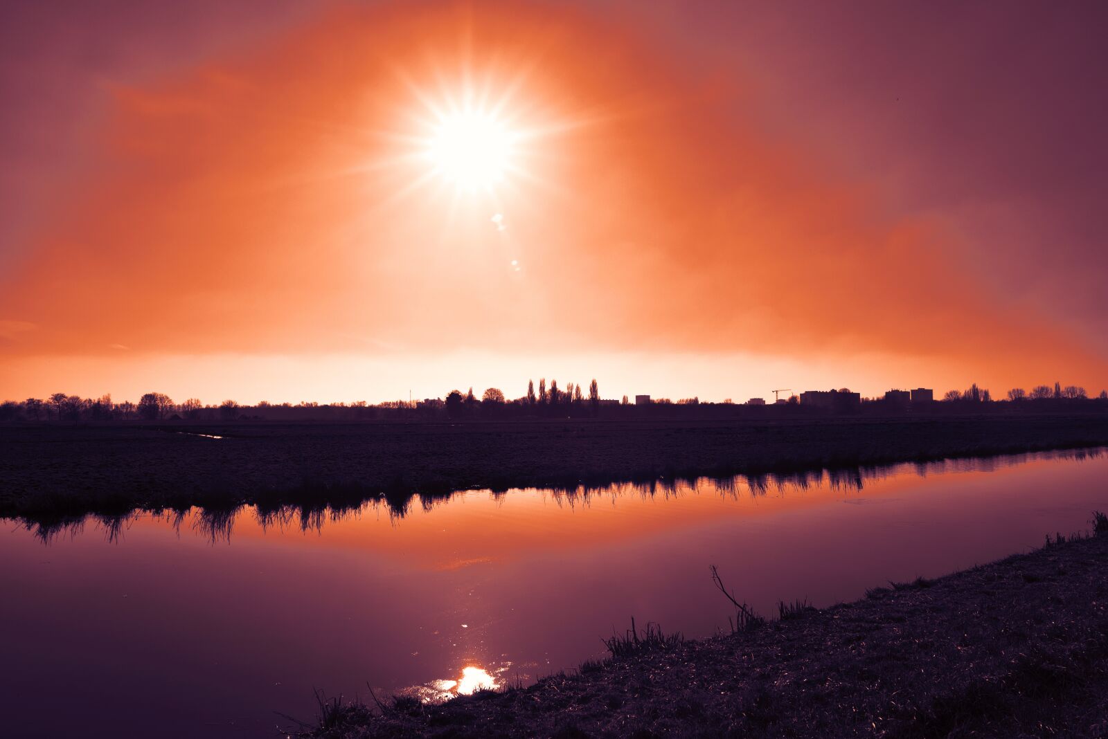 Nikon D750 sample photo. Sun, sunset, silhouette photography