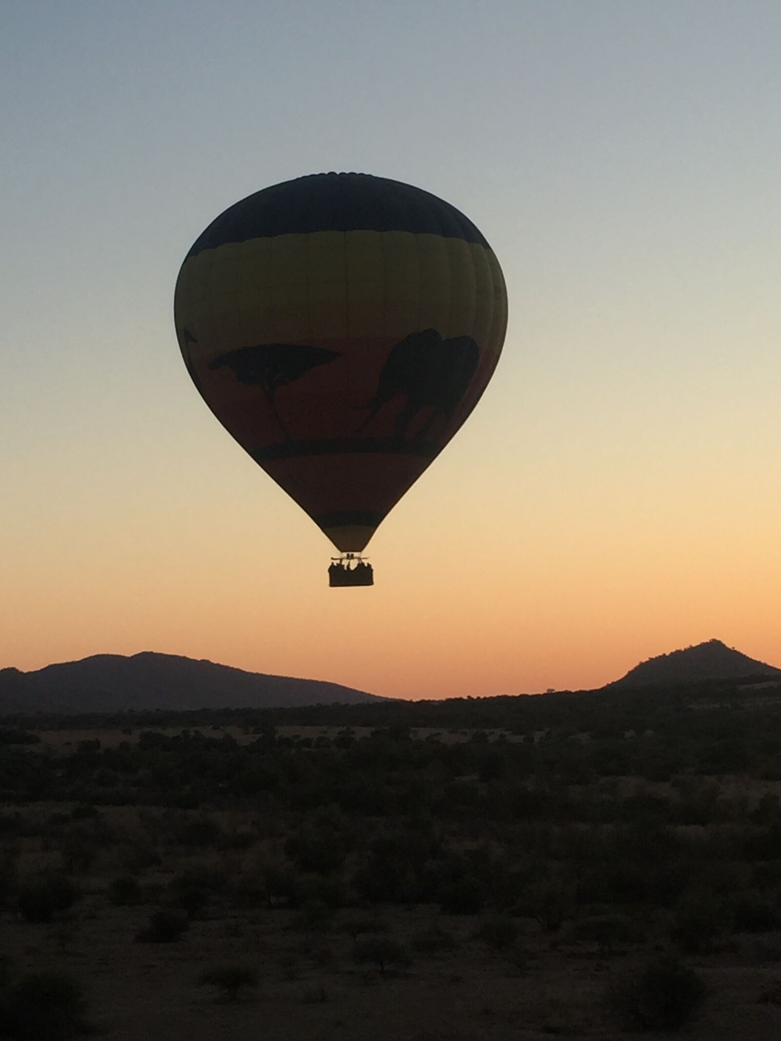 Apple iPhone 6 sample photo. Hot air ballon, africa photography