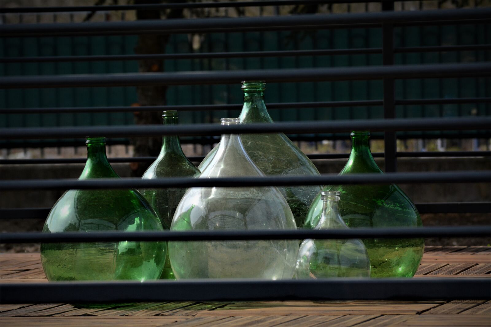 Nikon D7100 sample photo. Garden, pitcher glass, sunset photography