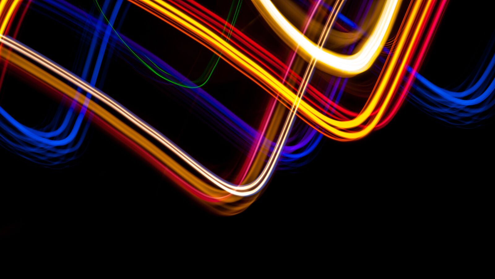 Sony Alpha DSLR-A100 sample photo. Light painting, blue, red photography