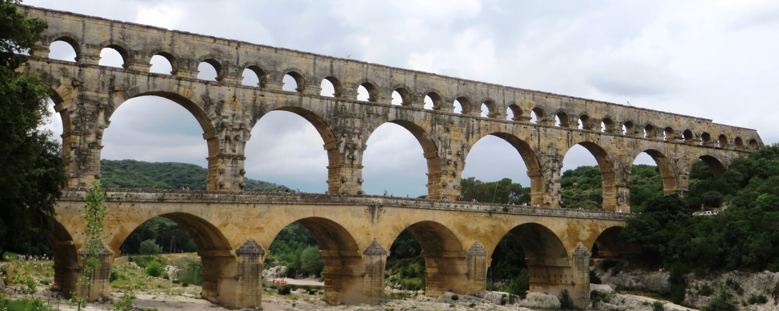 Canon PowerShot SX270 HS sample photo. Pont du gard, south photography