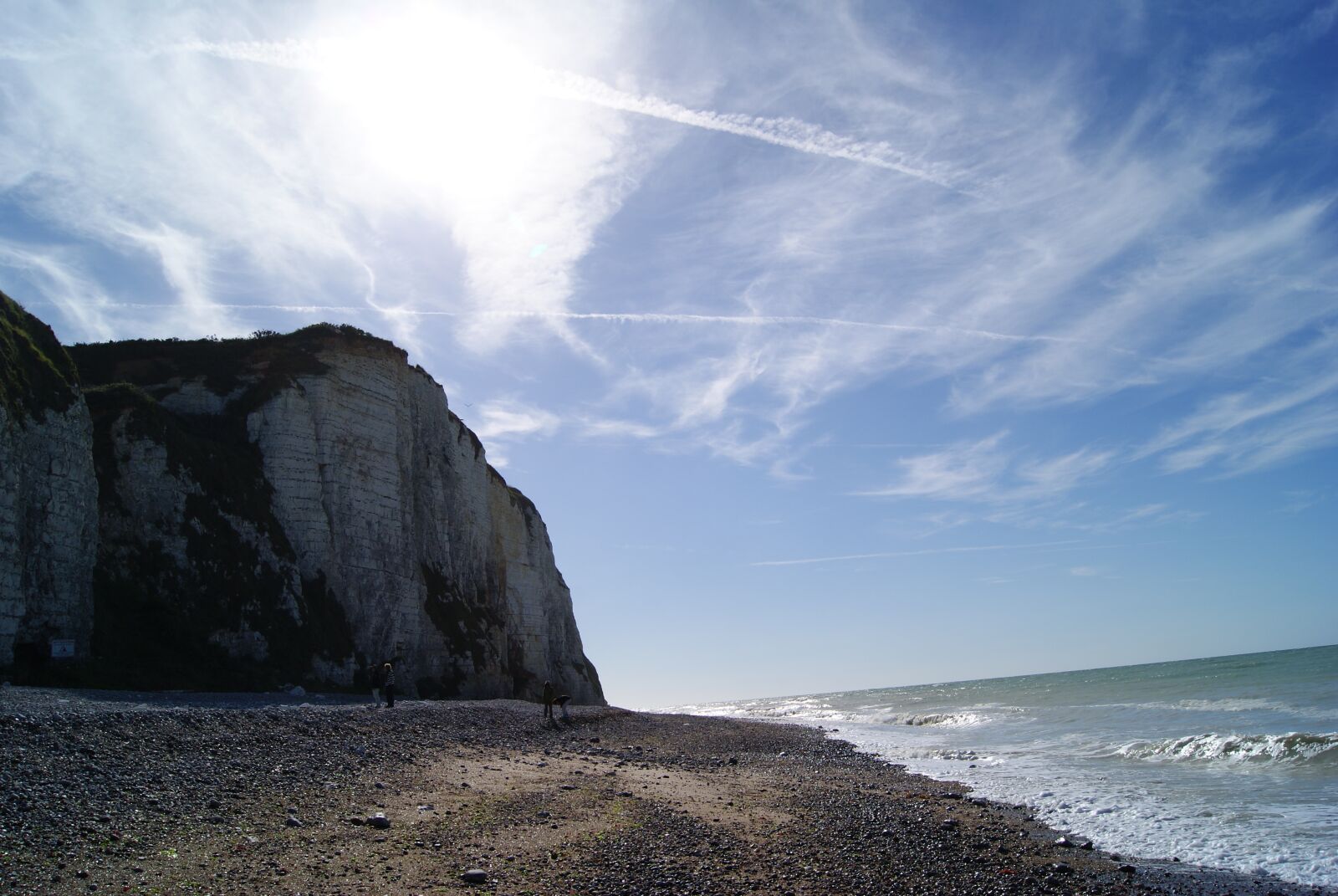 Sony Alpha DSLR-A230 sample photo. Rock, normandie, normandy photography