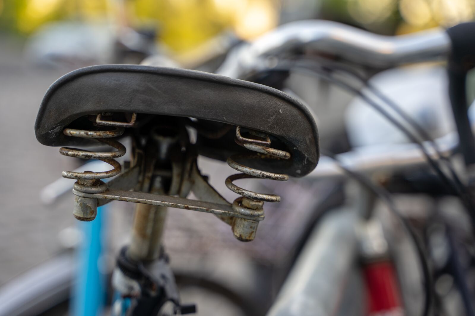 Tamron 28-75mm F2.8 Di III RXD sample photo. Saddle, bicycle saddle, bike photography