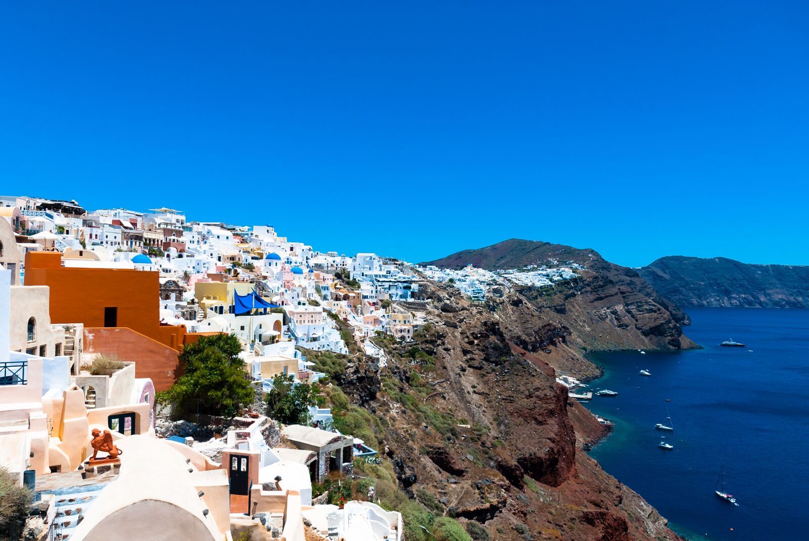 Nikon D80 sample photo. Greece, santorini, the sun photography