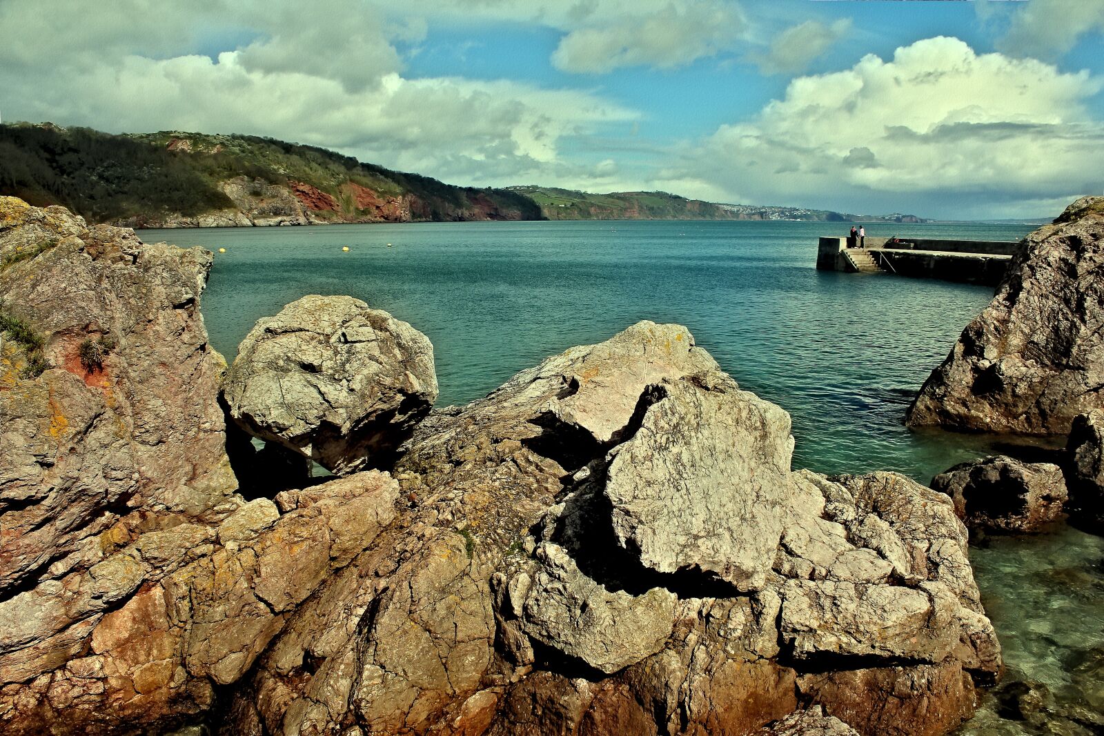 Canon EOS 550D (EOS Rebel T2i / EOS Kiss X4) sample photo. Bay, beach, clouds, coast photography