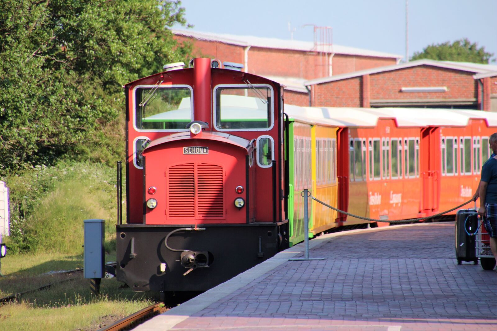 Canon EOS 650D (EOS Rebel T4i / EOS Kiss X6i) sample photo. Langeoog, island railway, railway photography