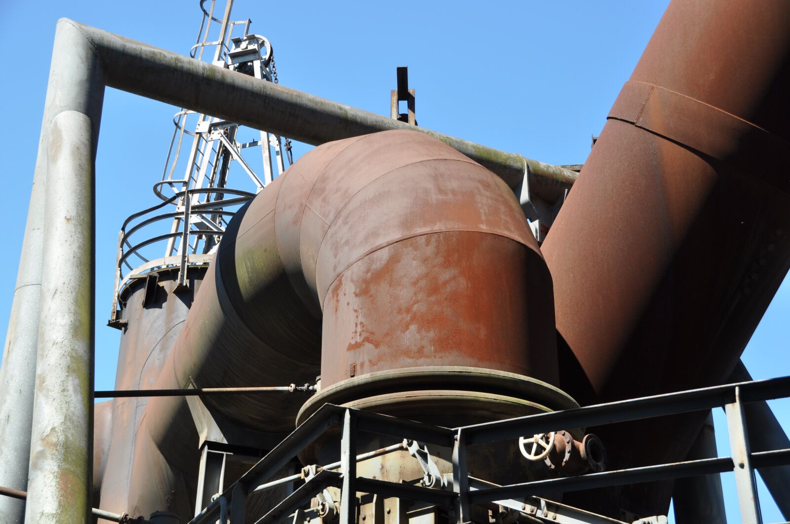 Nikon D5000 sample photo. Industrial plant, old, ruhr photography